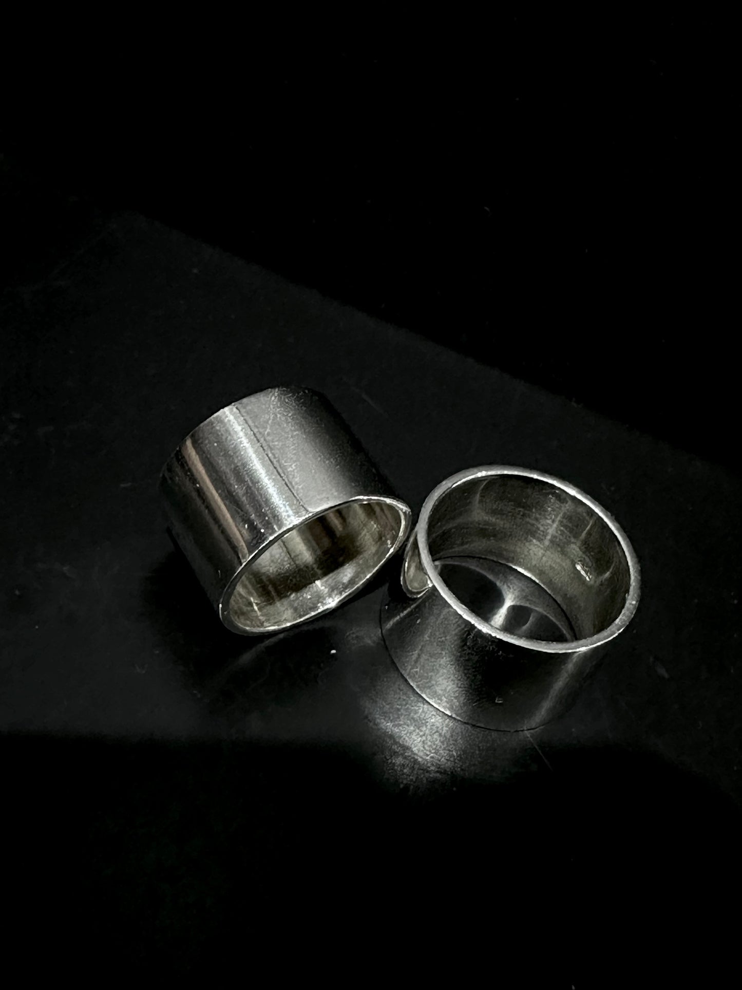 925 HANDMADE FLAT SURFACE RING (12MM)