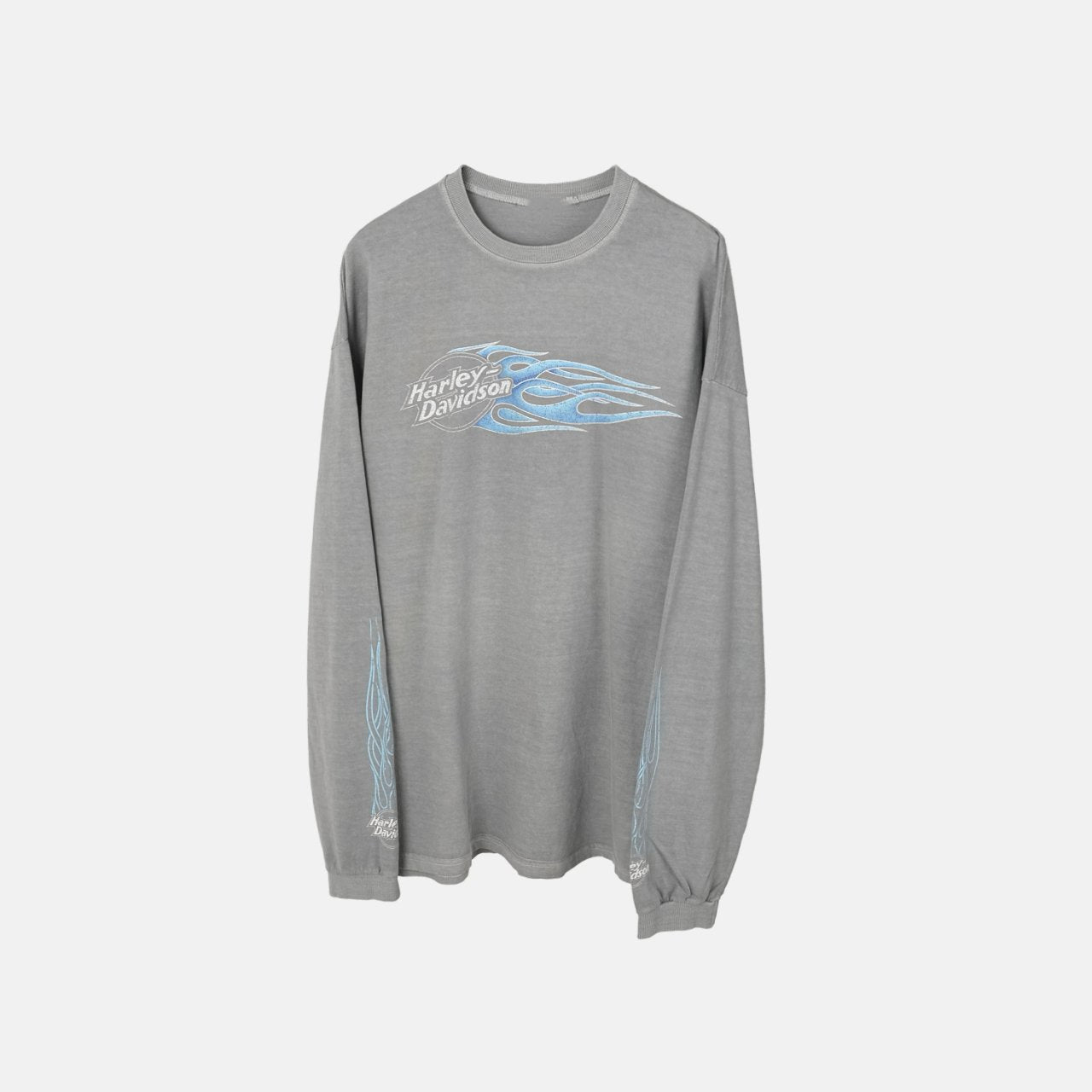 BLUE FLAME HARLEY PIG SHIBORI LONG SLEEVES