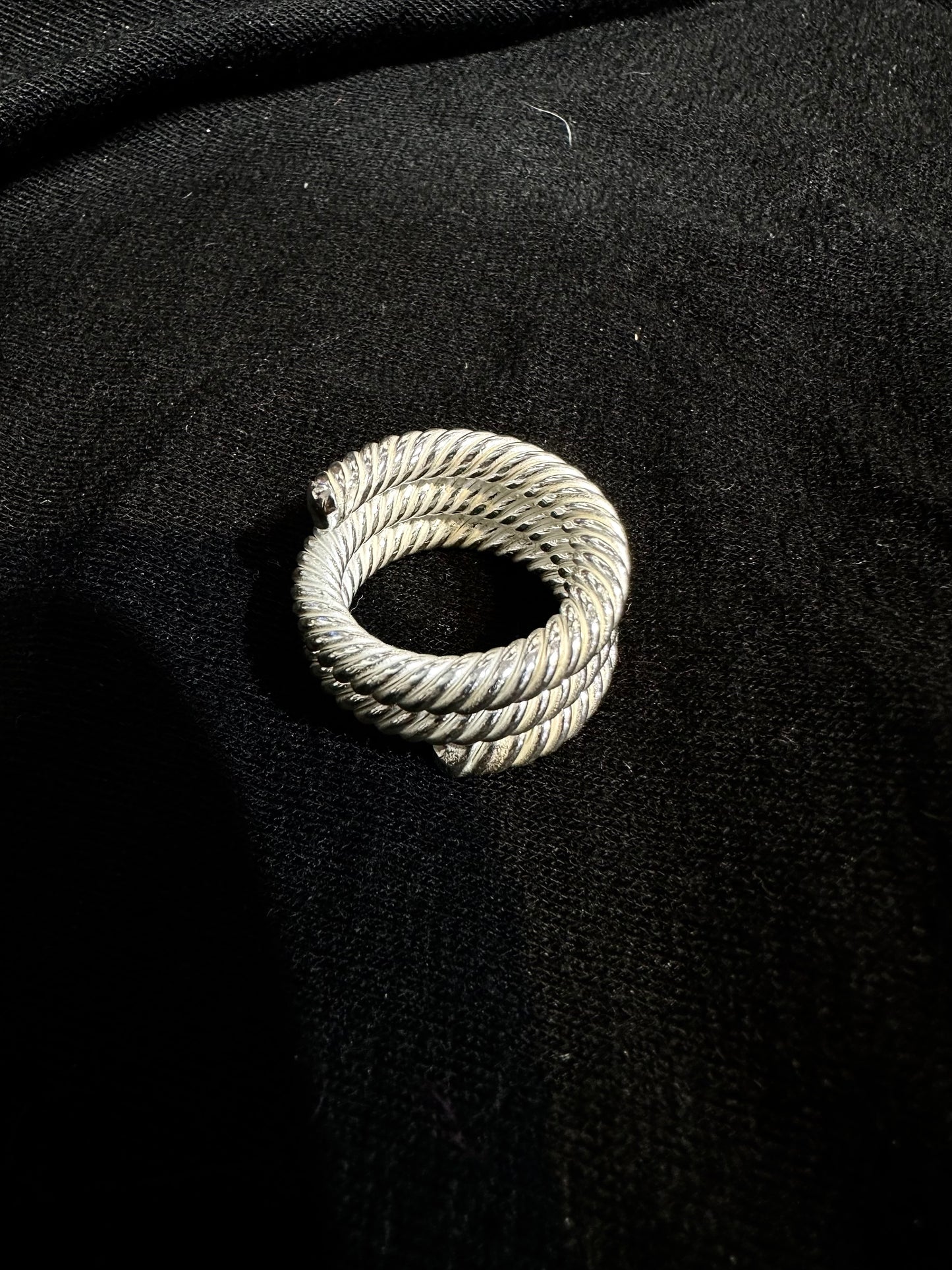 HANDMADE 925 SLASH WRAP RING