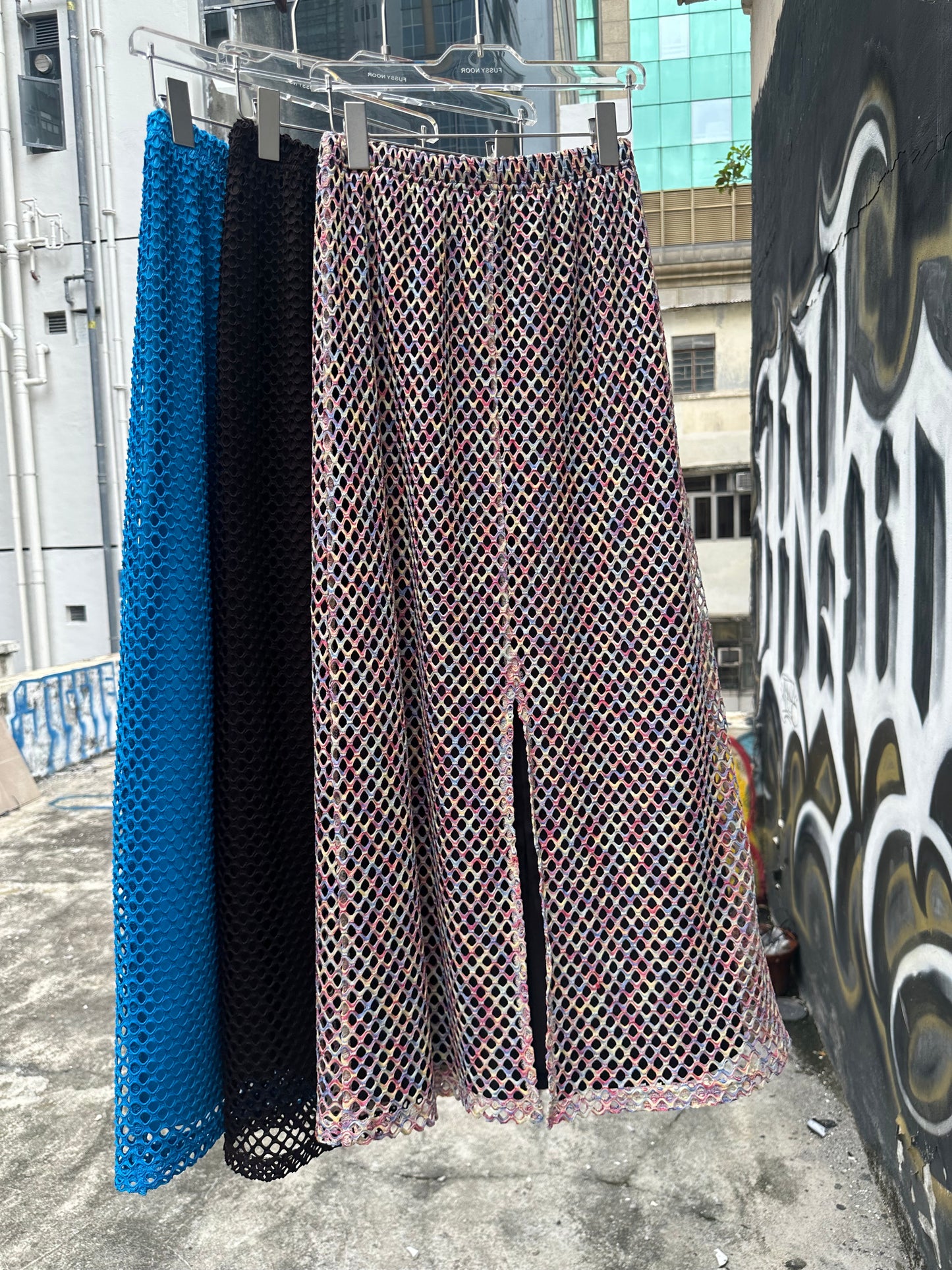 • FUSSY MADE • GLAMOROUS FISHNET SKIRT