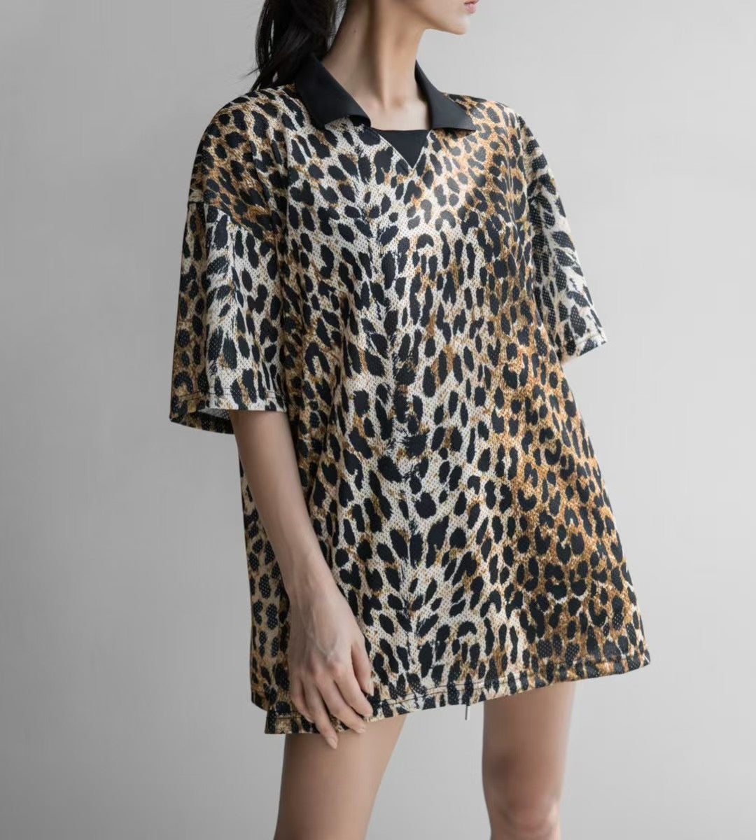 OVERSIZED FOOTBALL JERSEY TOP