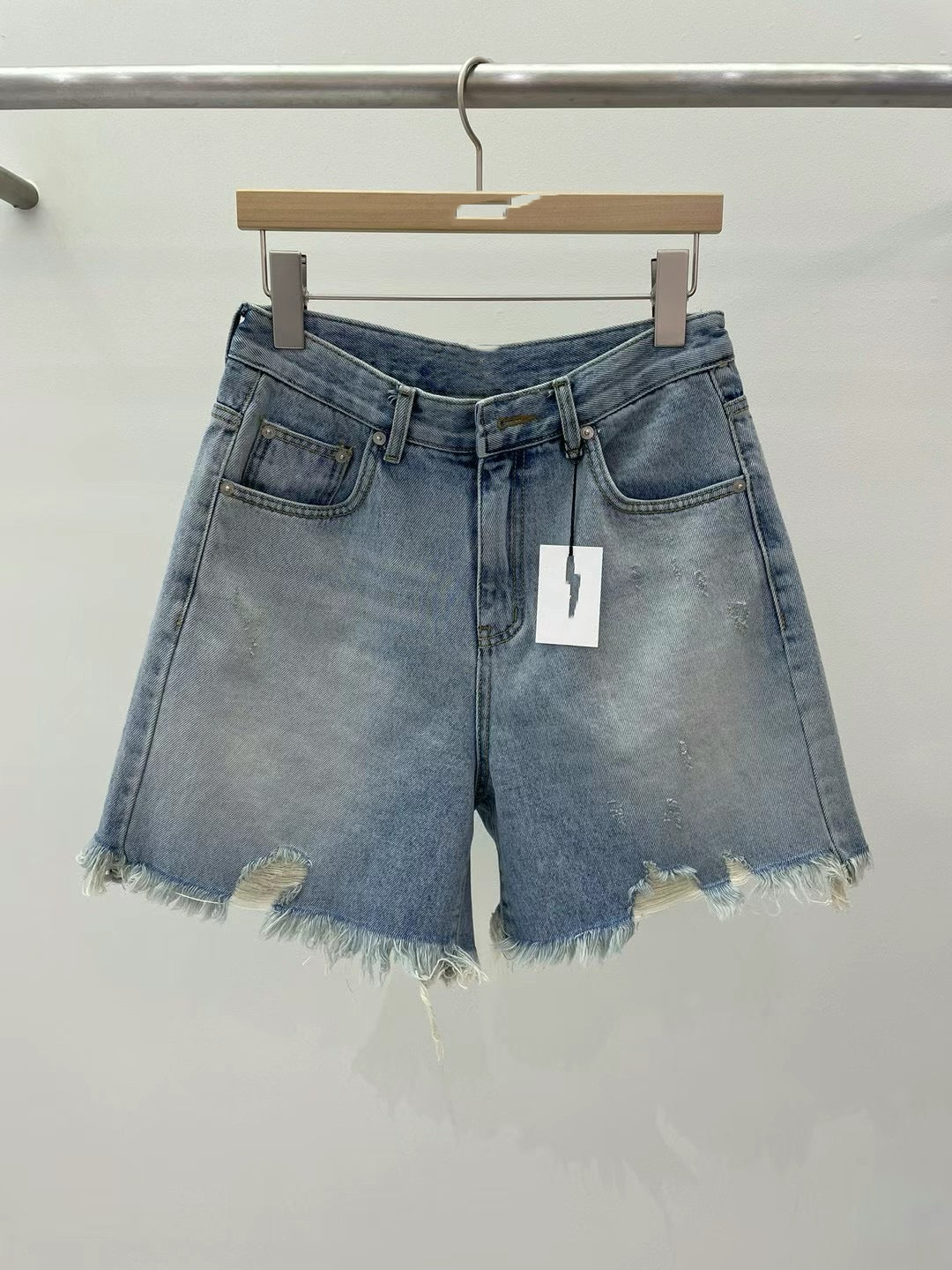 HIGH WAIST SOSO DENIM SHORTS