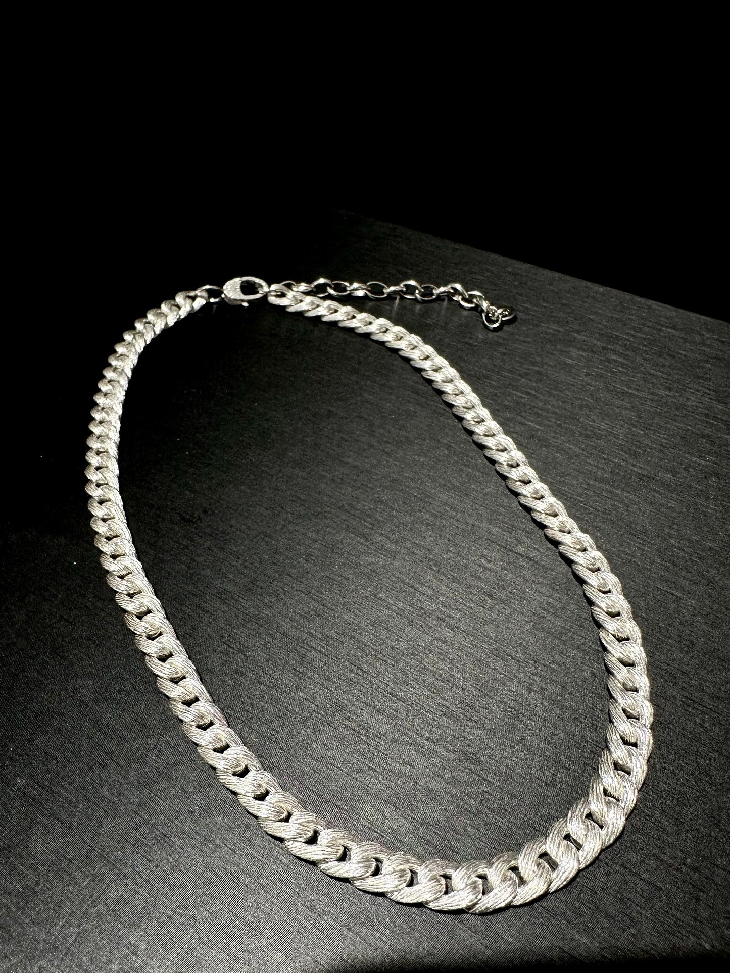 925 DETAILED PATTERN CHAIN NECKLACE