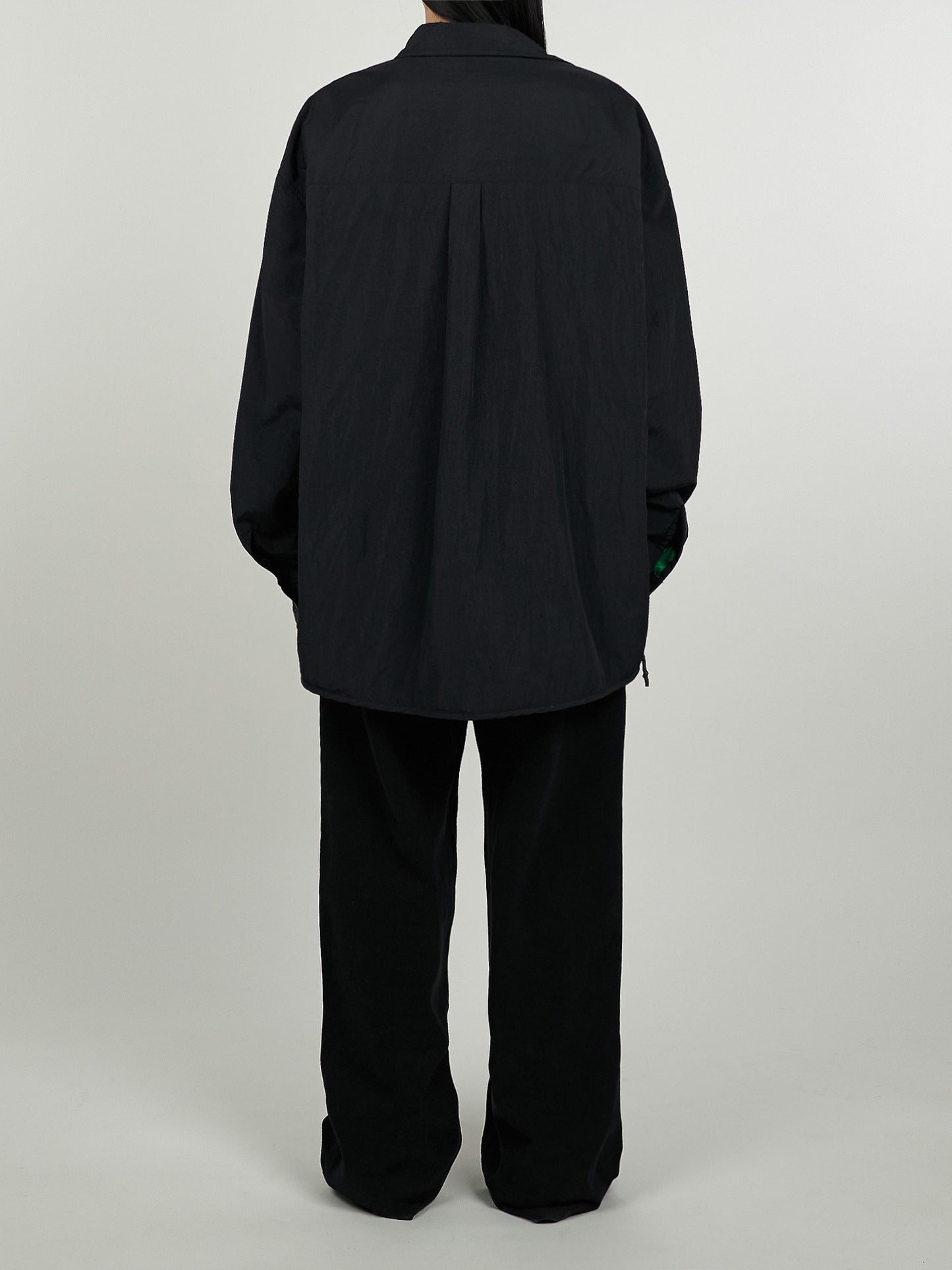 COLOR BLOCK PADDED SHIRT JACKET