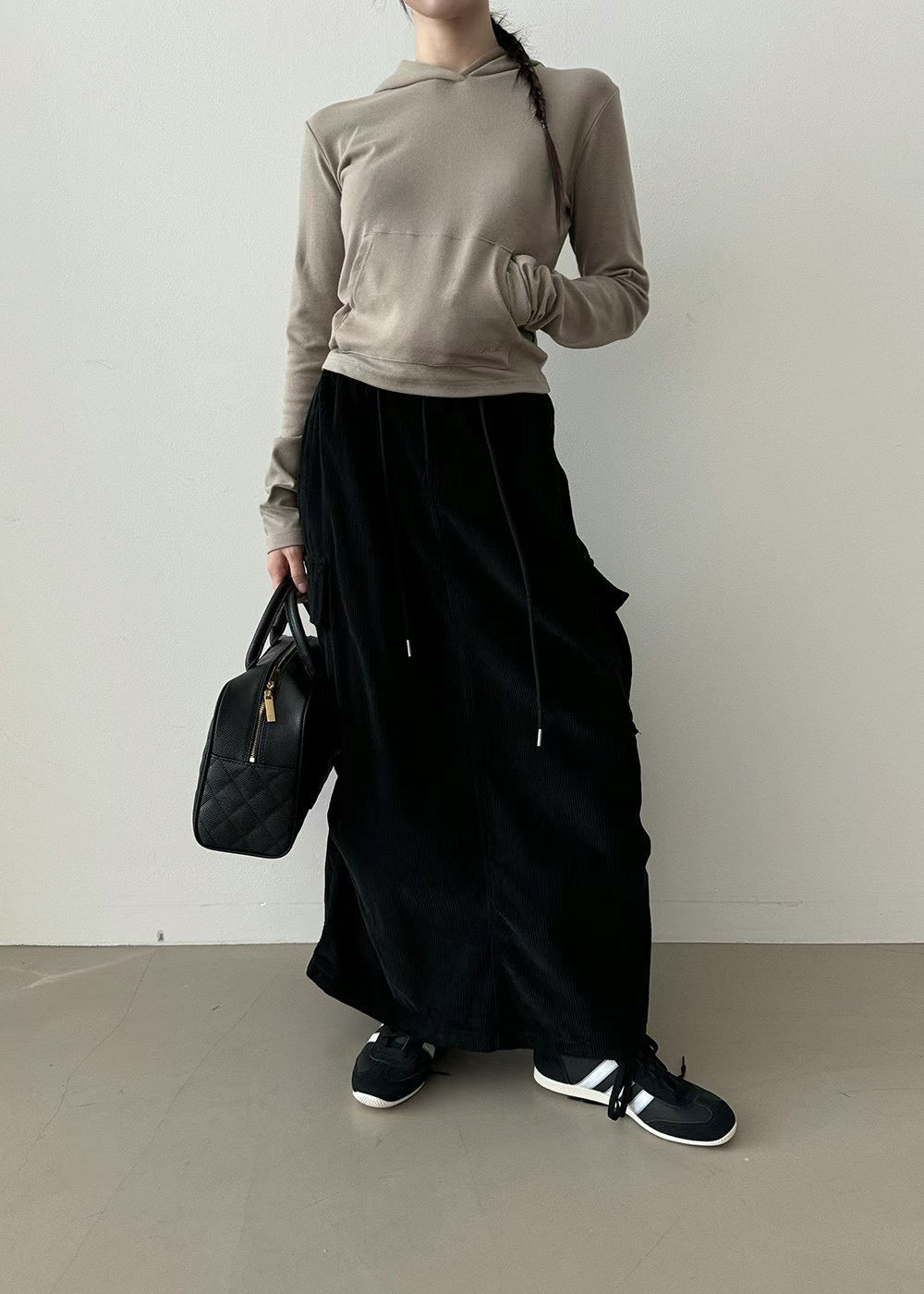 CORDUROY WASHING SKIRT