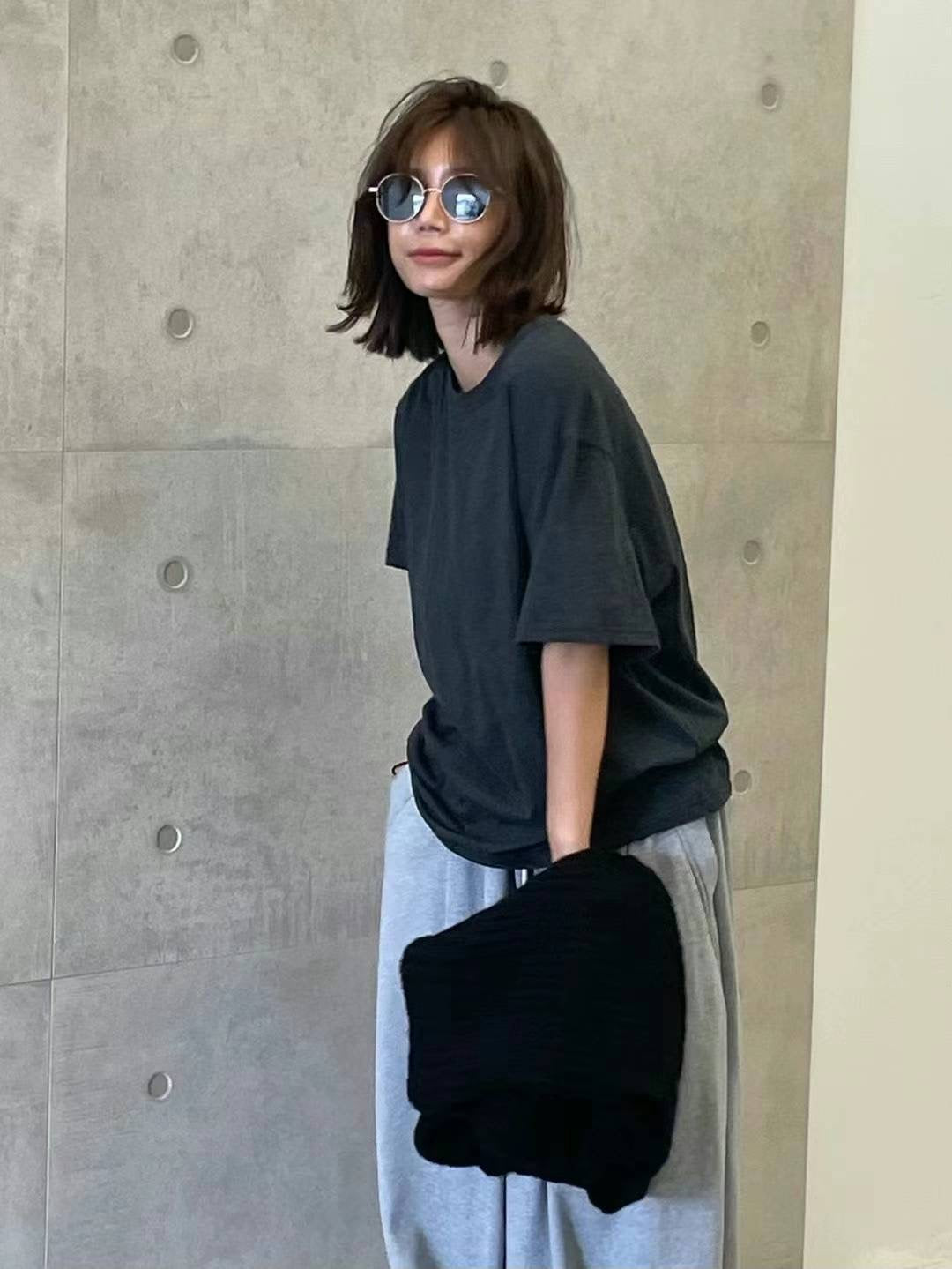 CASUAL PLAIN TEE (4 COLOURS)