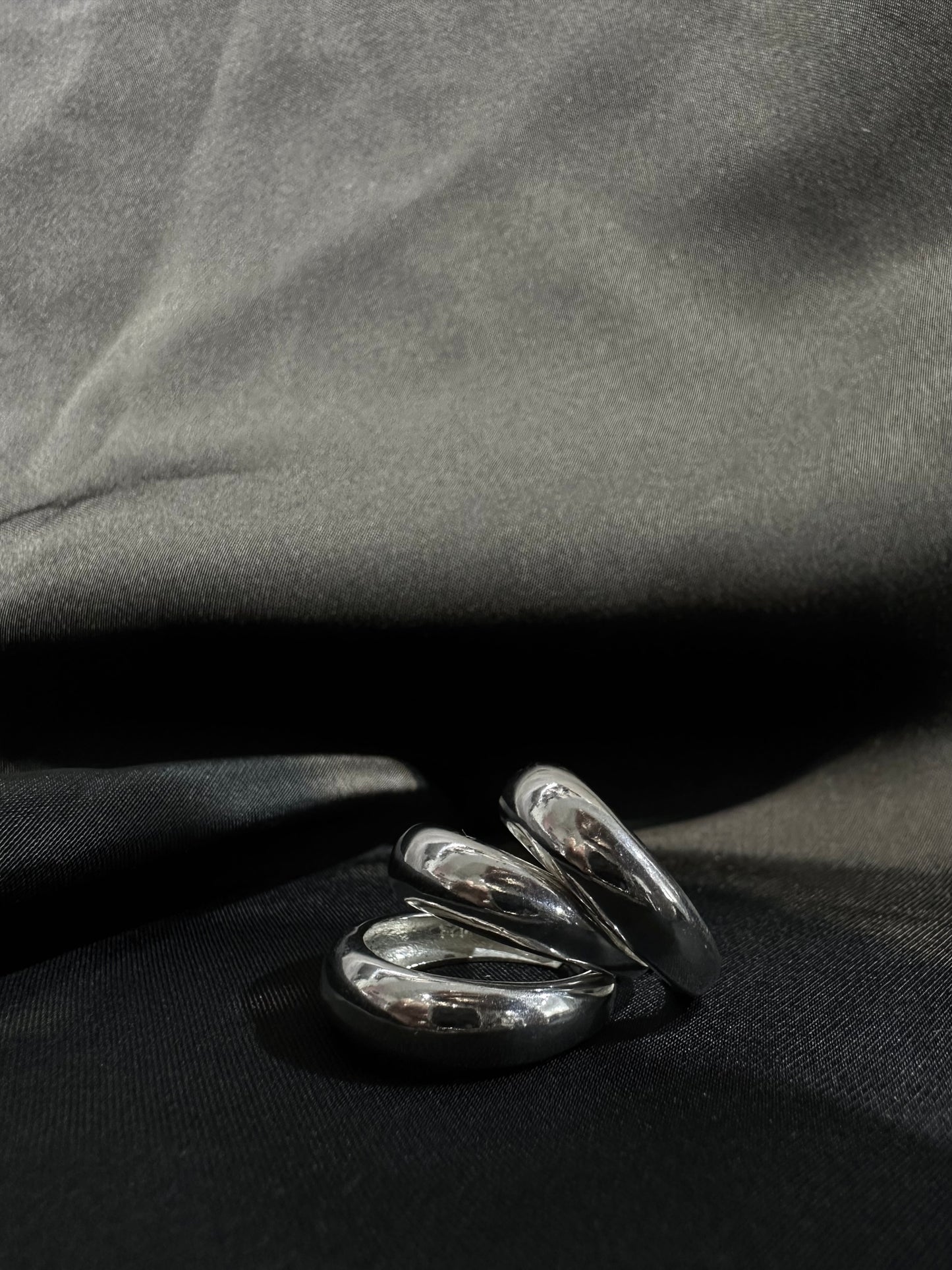 925 HANDMADE 3 ATTACHED RING