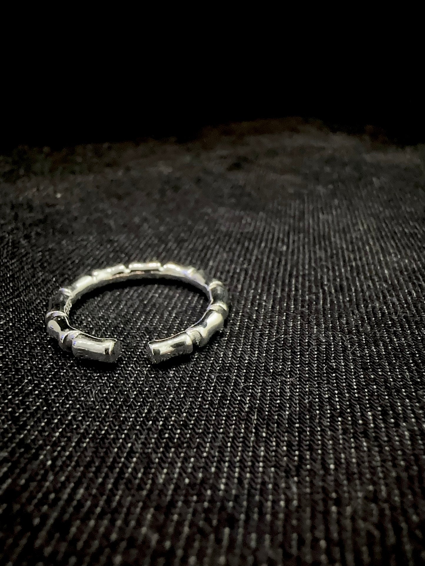 925 BAMBOO LOOP RING