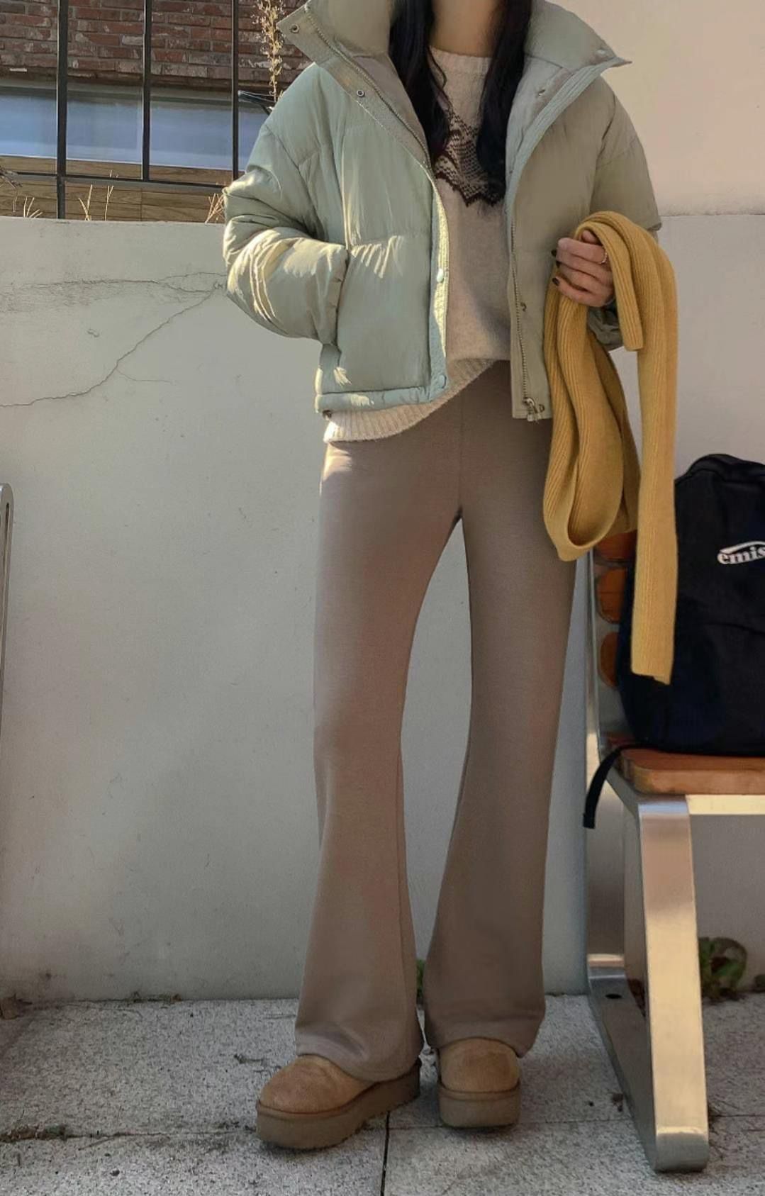 COTTON CHILL FLARE PANT