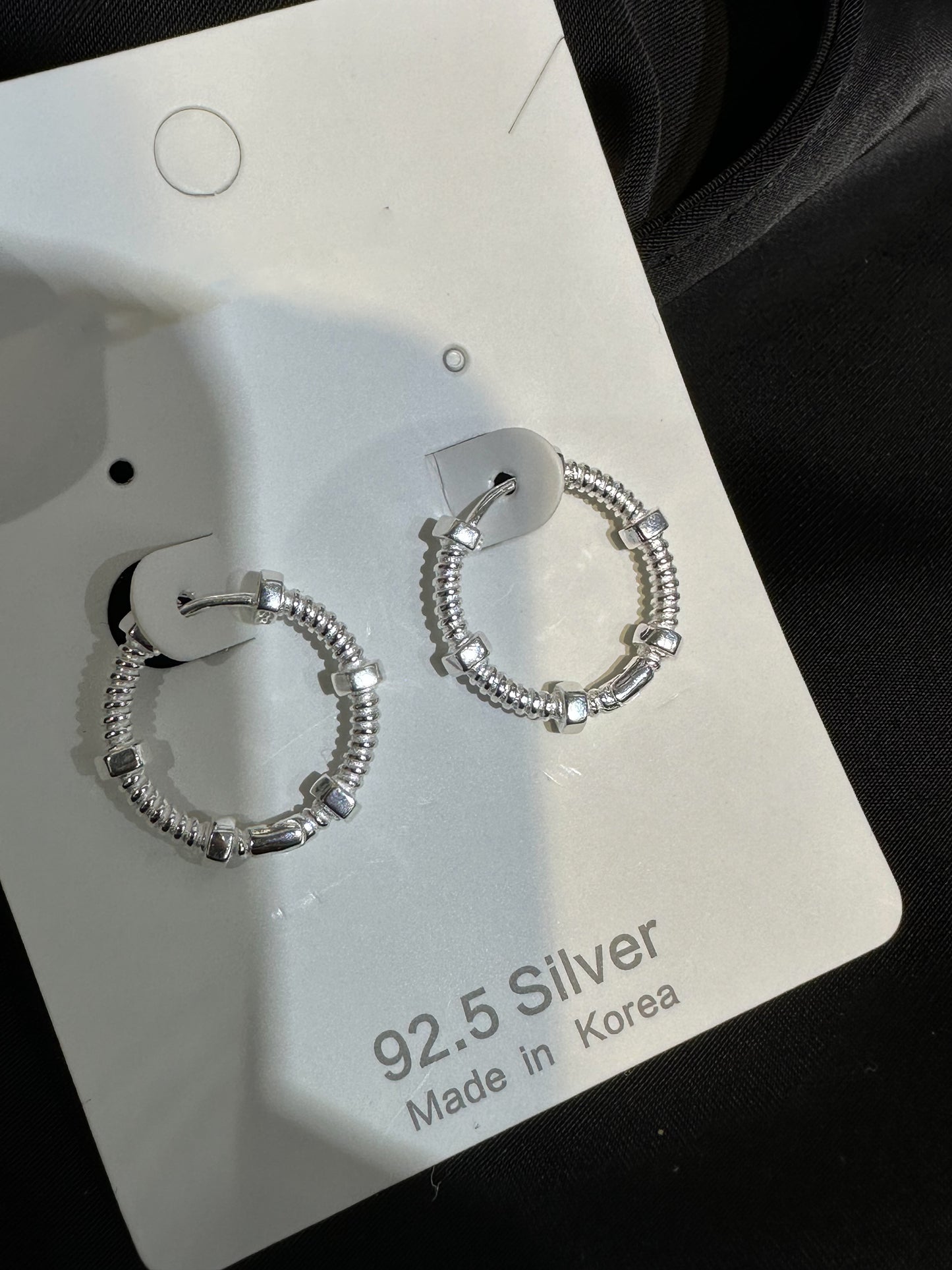 925 SCREW LOOP EARRINGS