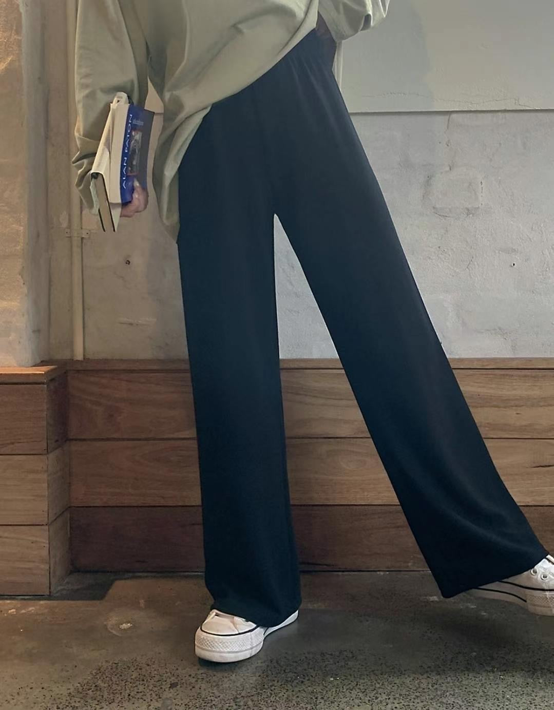 THICK BAND COTTON PANTS