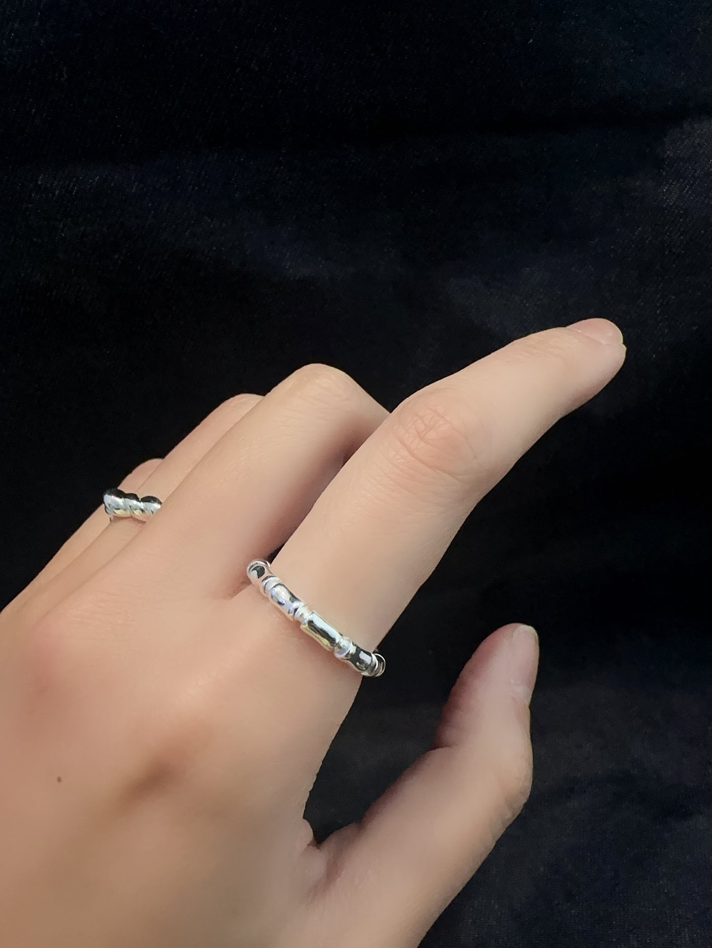 925 BAMBOO LOOP RING