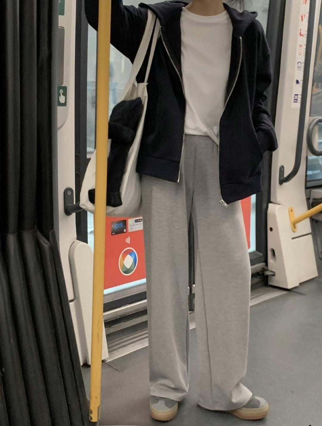 THICK BAND COTTON PANTS