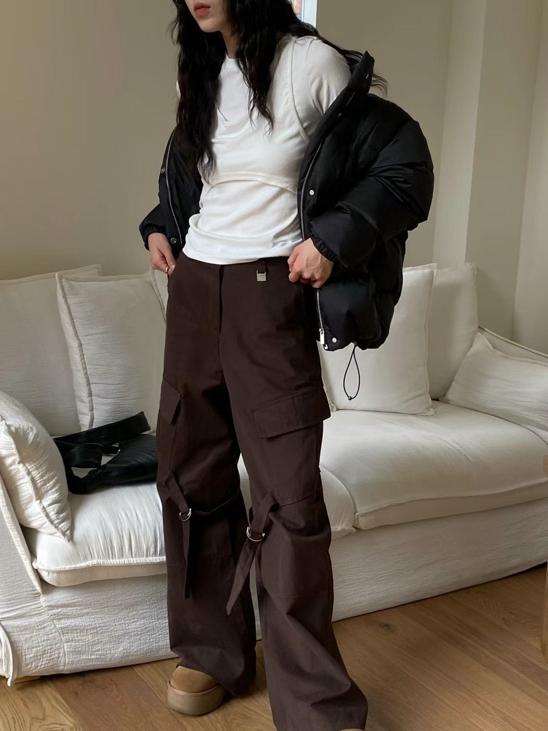 !!!LAST ORDER - SPECIAL OFFER until Sunday!!! DETAILED FLAP POCKET CARGO PANTS
