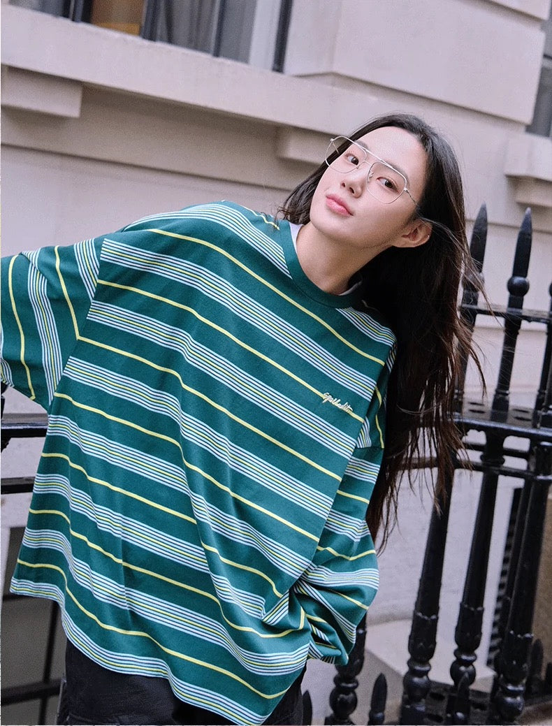OVERSIZE STRIPE TEE
