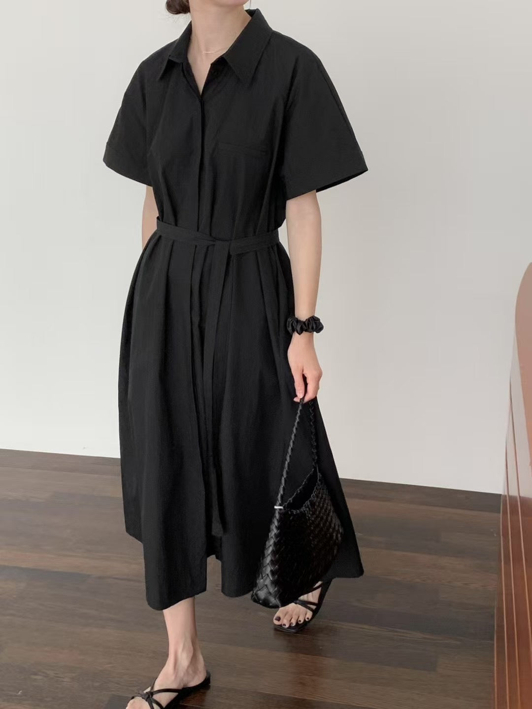 SHORT SLEEVES DRESS