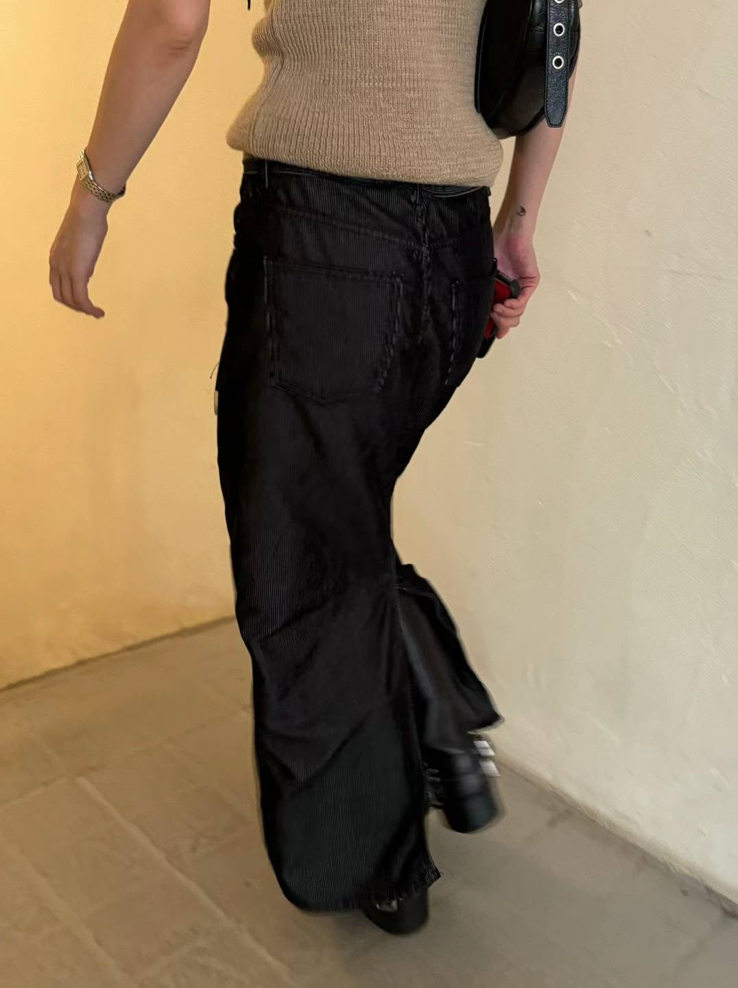 STRAIGHT GRAIN SOFT SKIRT
