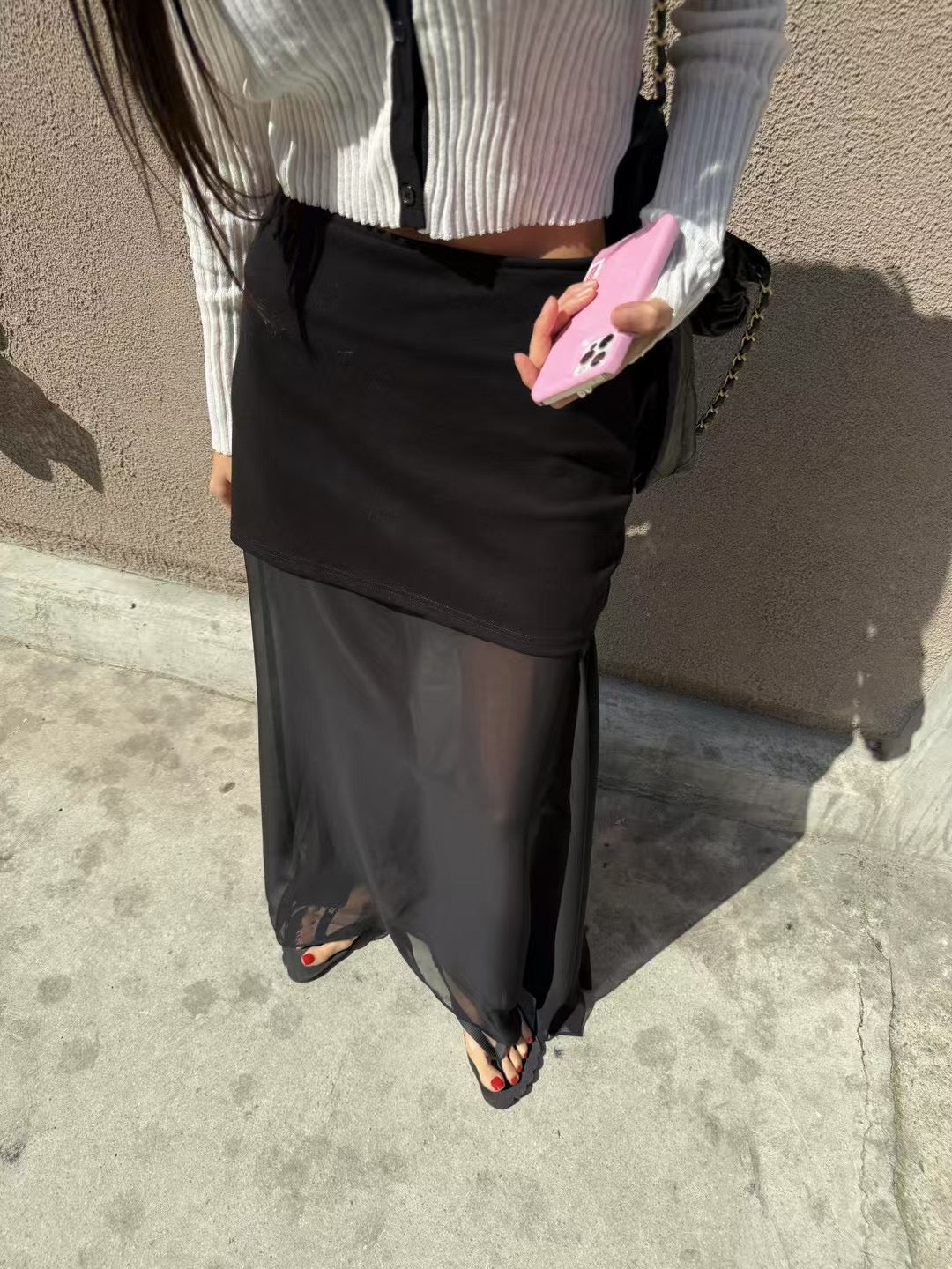 CHIFFON SKIRT