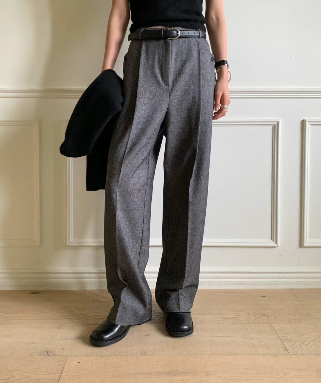 GOOD CUT BUTTON POCKET PANTS