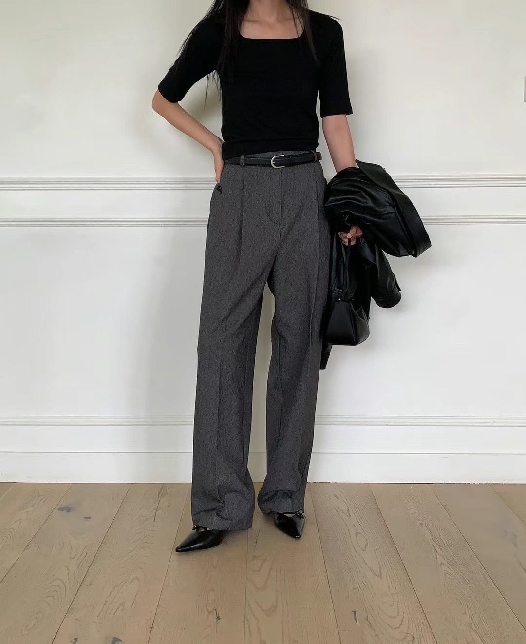 GOOD CUT BUTTON POCKET PANTS