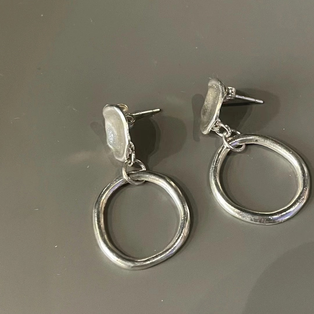 925 RING LOOP EARRINGS