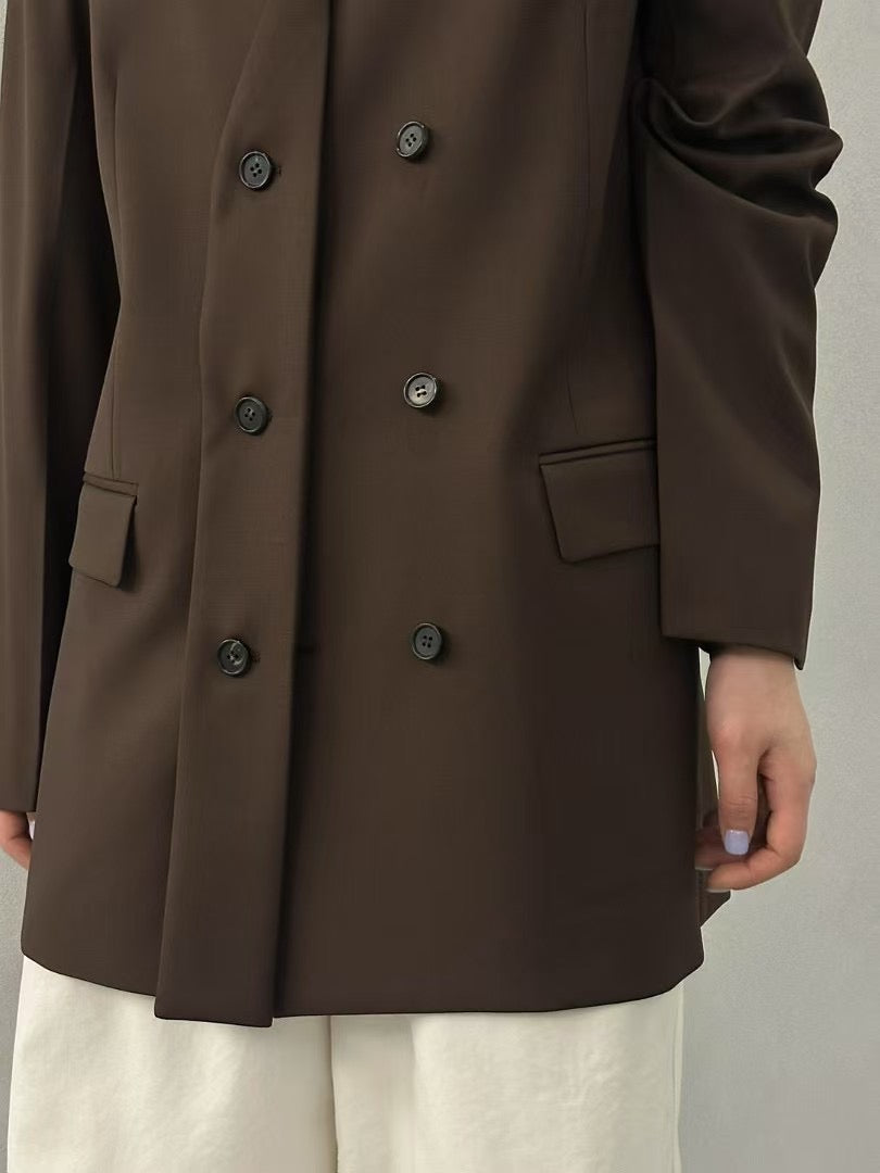 COLLARLESS OVERSIZE BLAZER