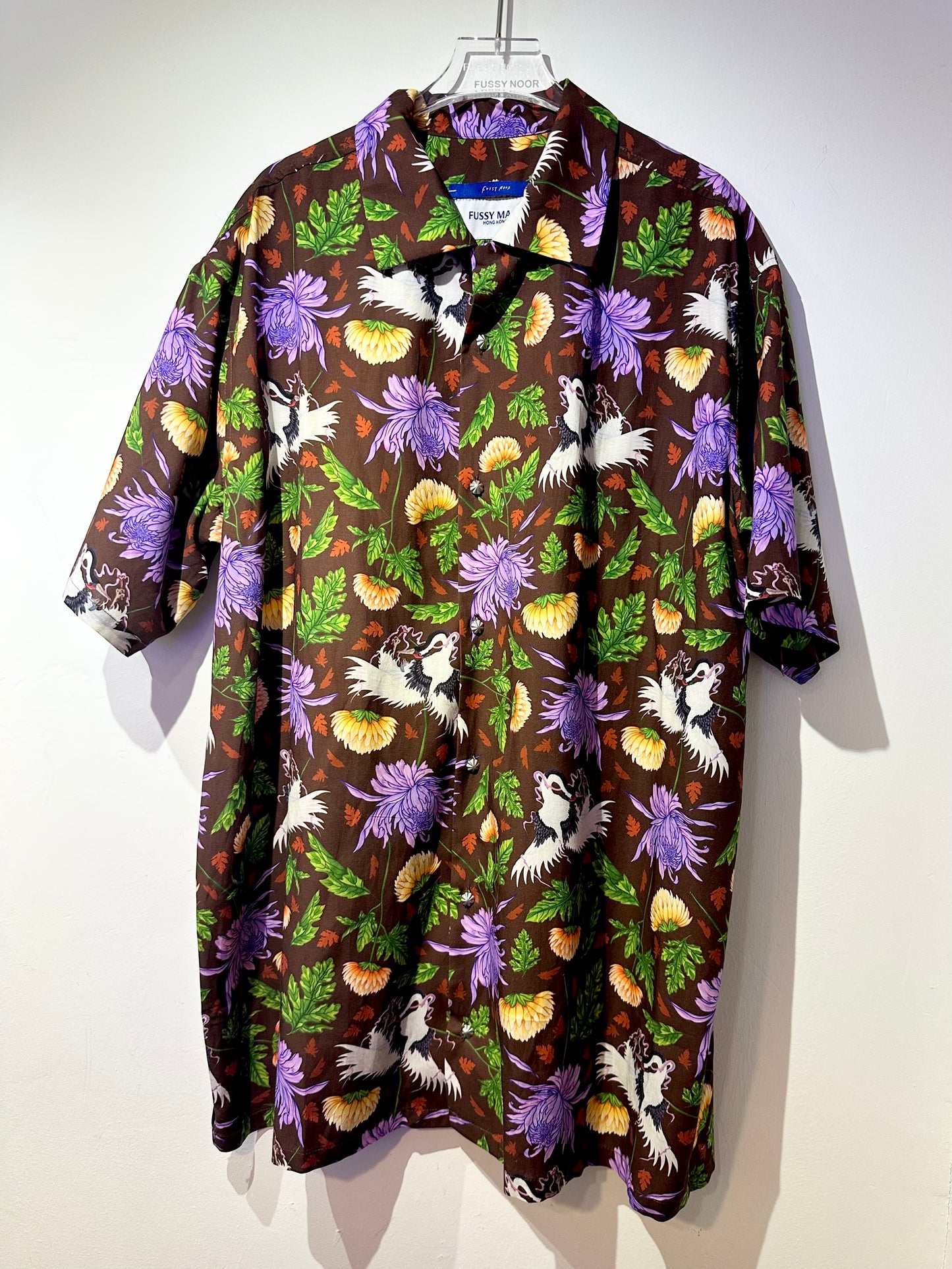 • FUSSY MADE • CRANE PEONY SHIRT