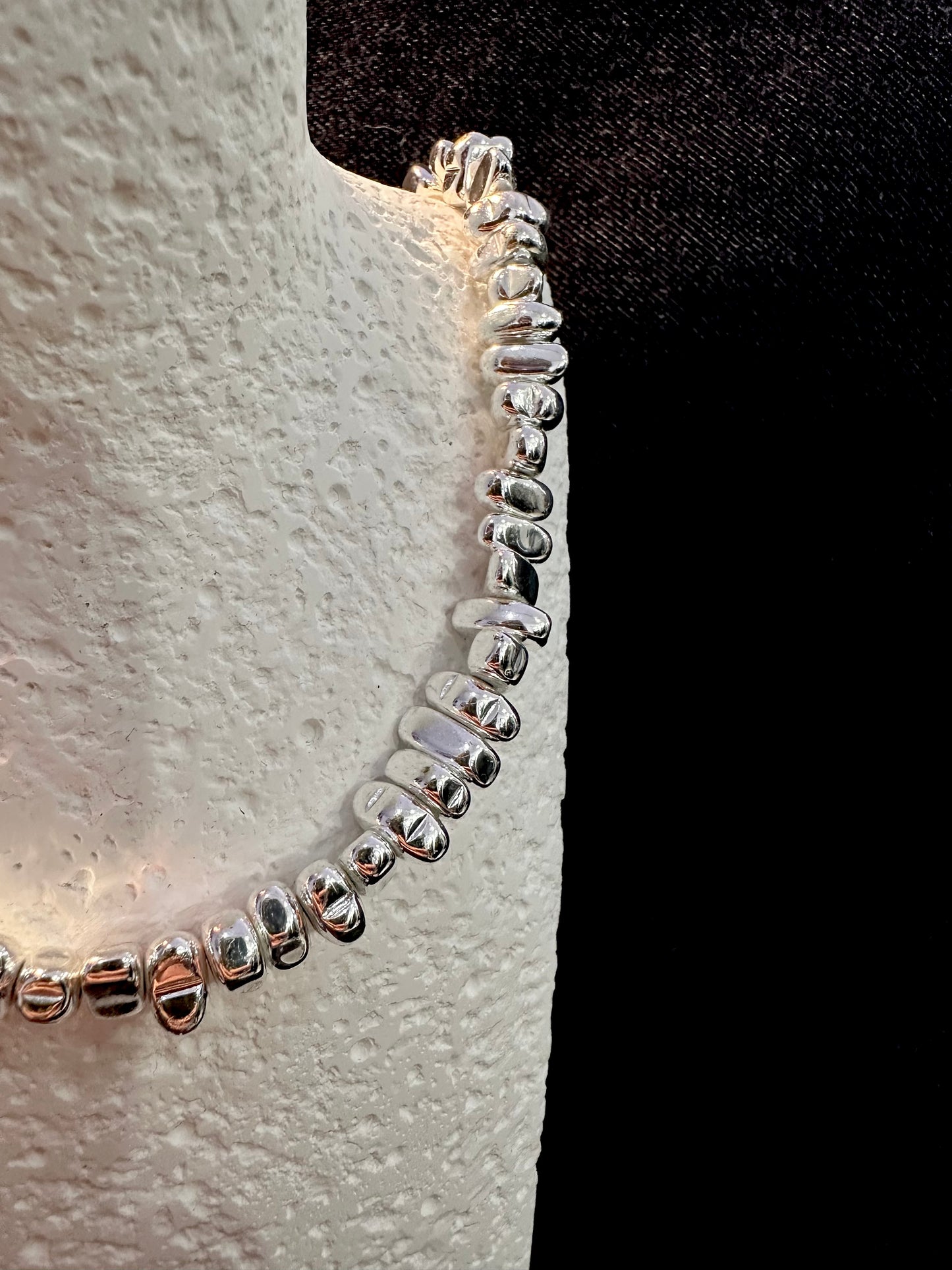 925 GRUMPY SILVER STONE NECKLACE