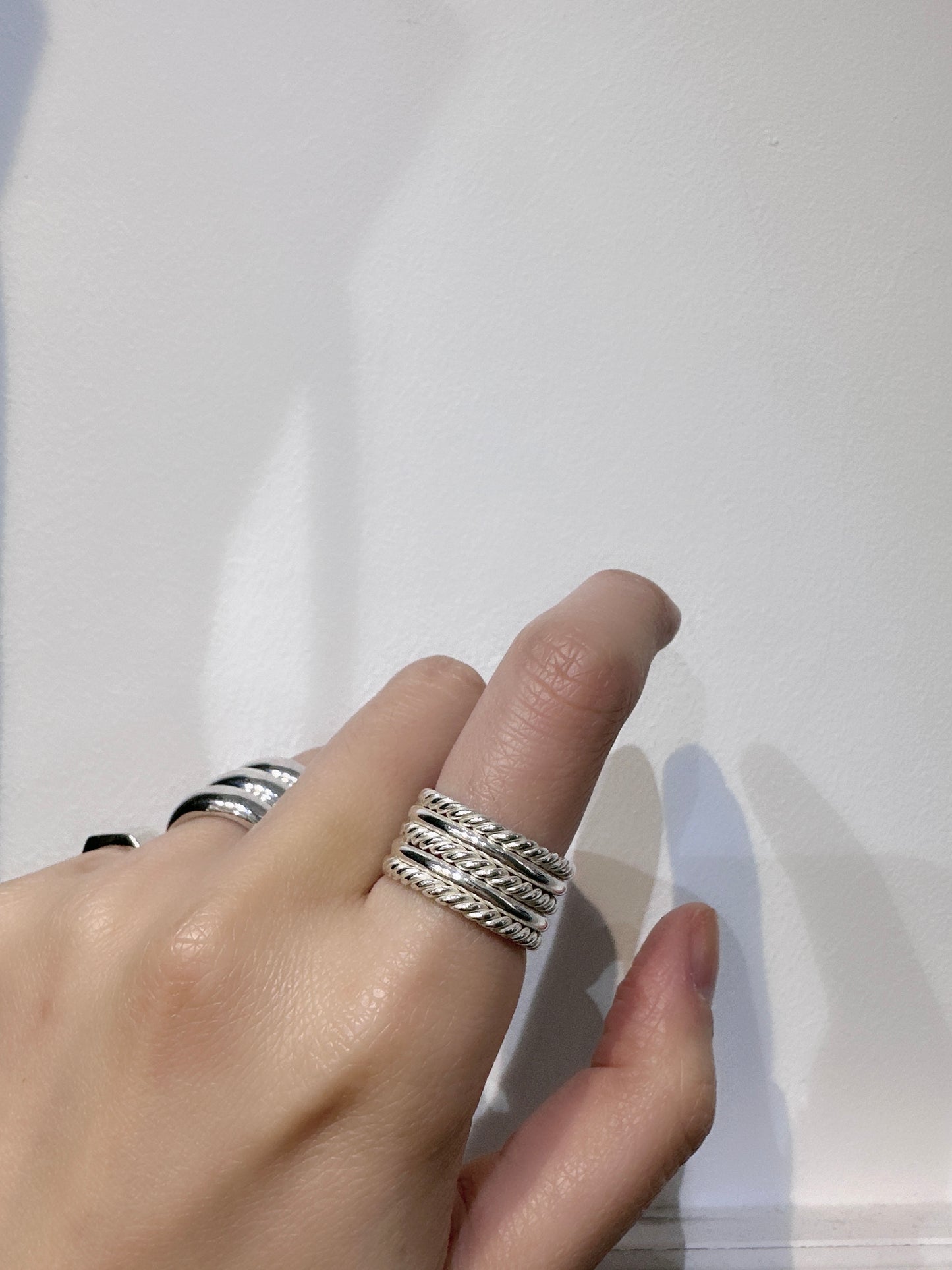 925 HANDMADE THICK TWIST RING