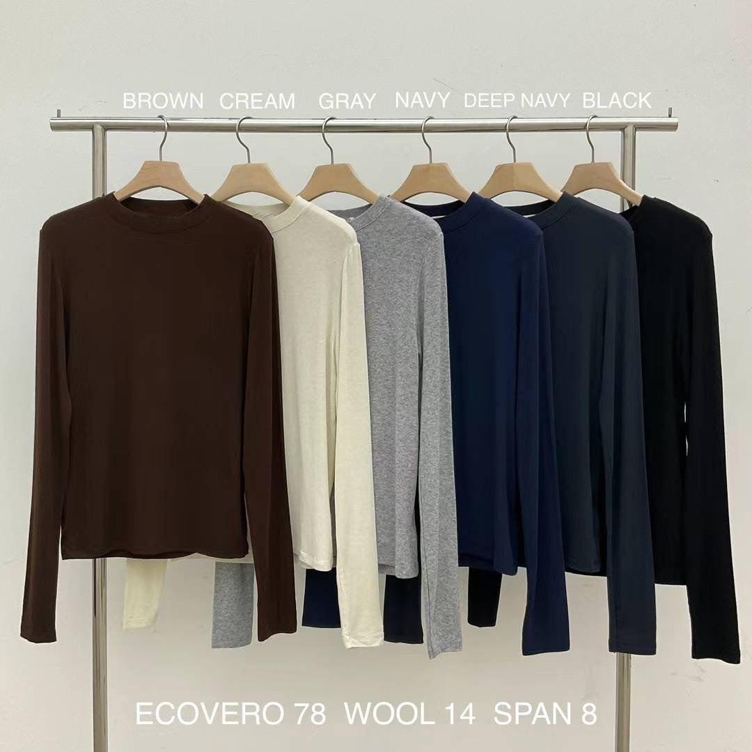 BASIC SOFT LONG SLEEVES TEE