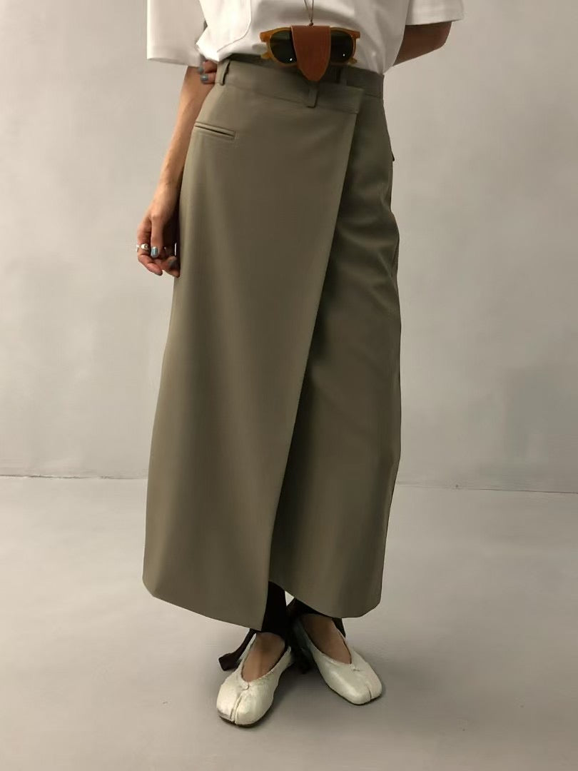 CROSS FLAP SKIRT
