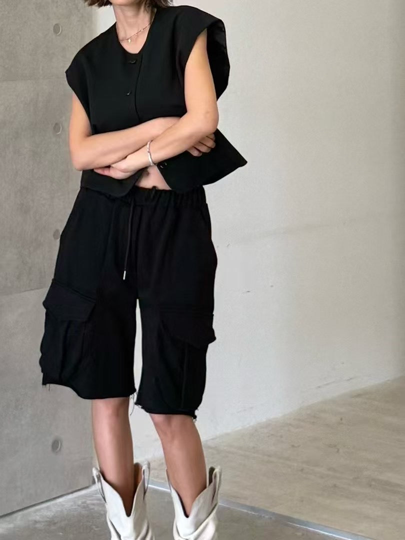 COTTON CARGO PANTS