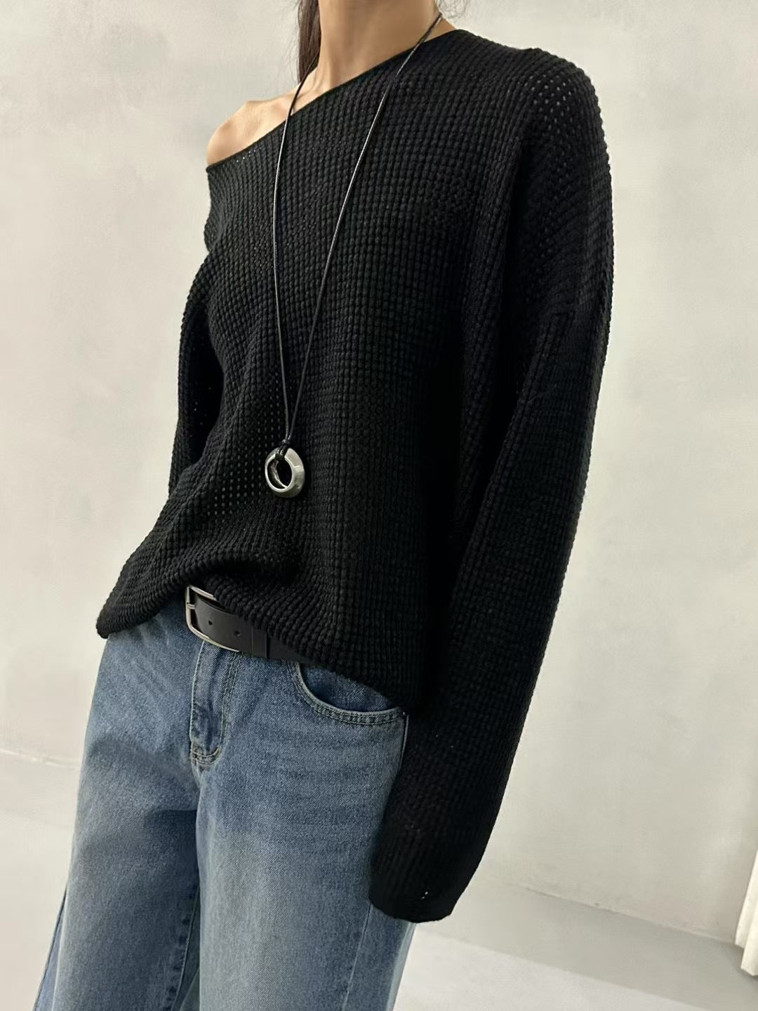 SPRING WAFFLED SOFT KNIT
