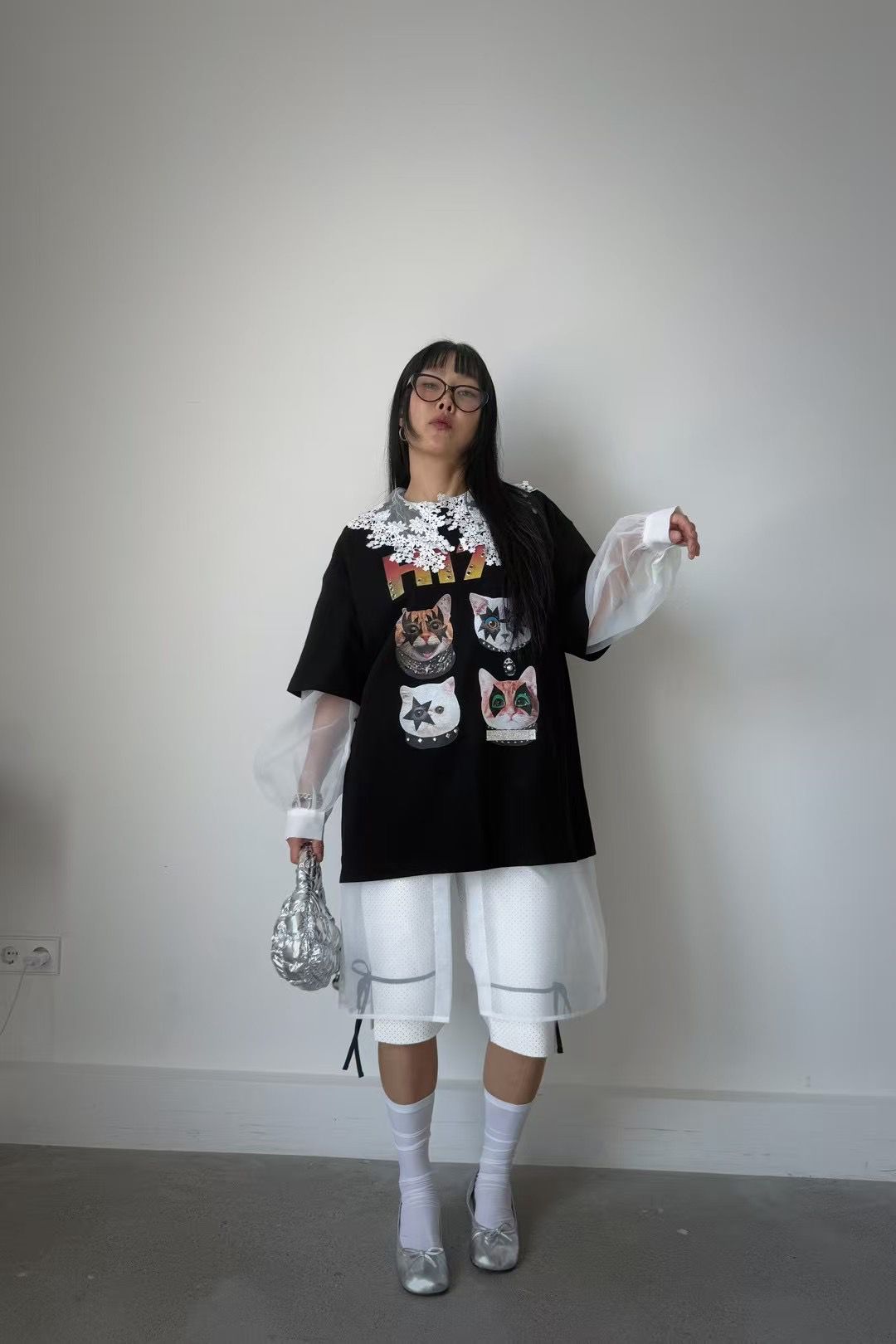 ROCK N ROLL CAT TEE