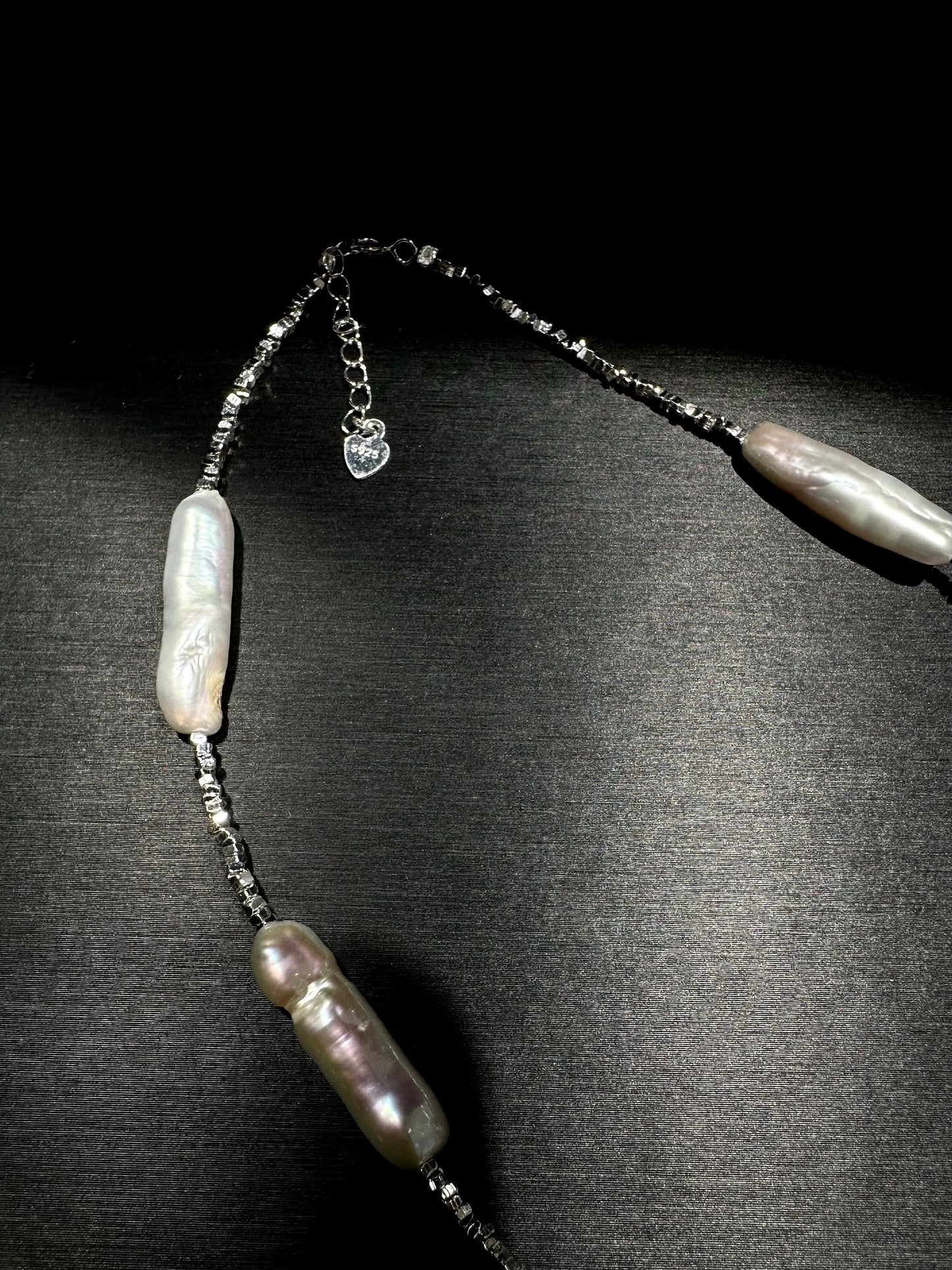925 LONG FRESHWATER PEARL MIX NECKLACE