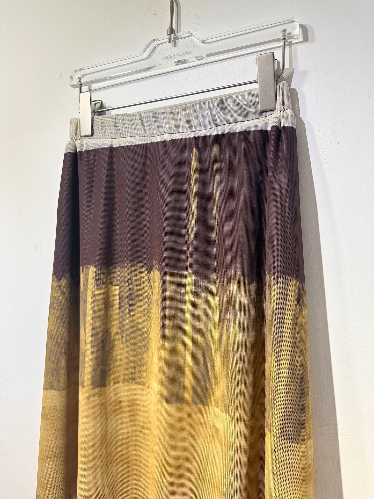 SUNSET SYMPHONY MESH SKIRT