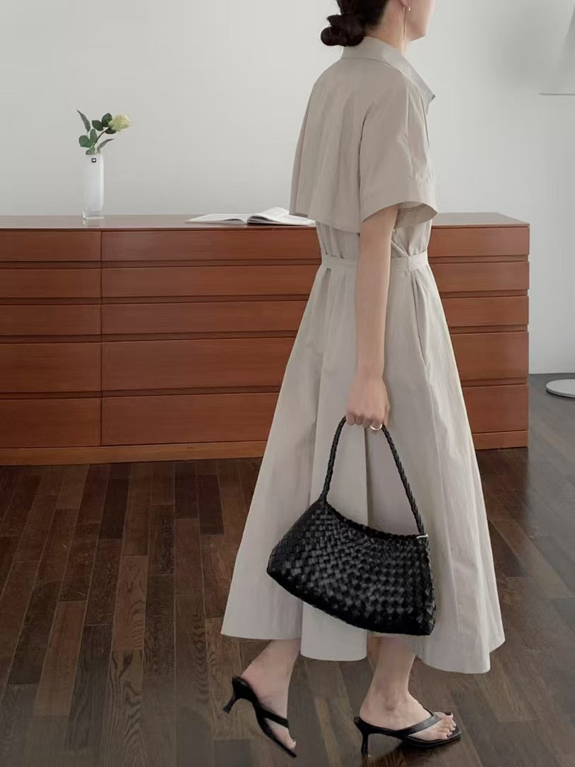 SHORT SLEEVES DRESS