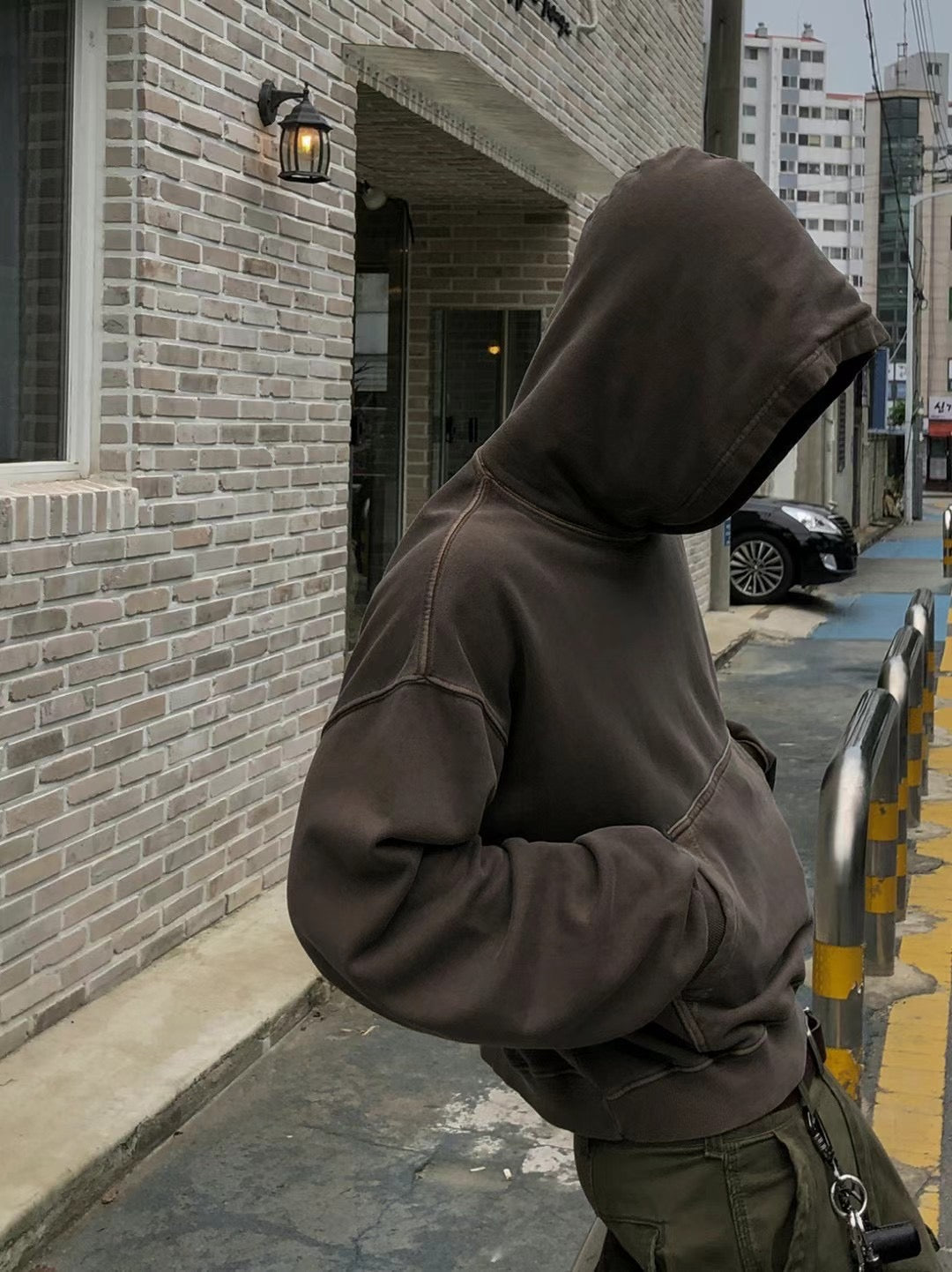 WASHED EDGE HOODIE (62CM)