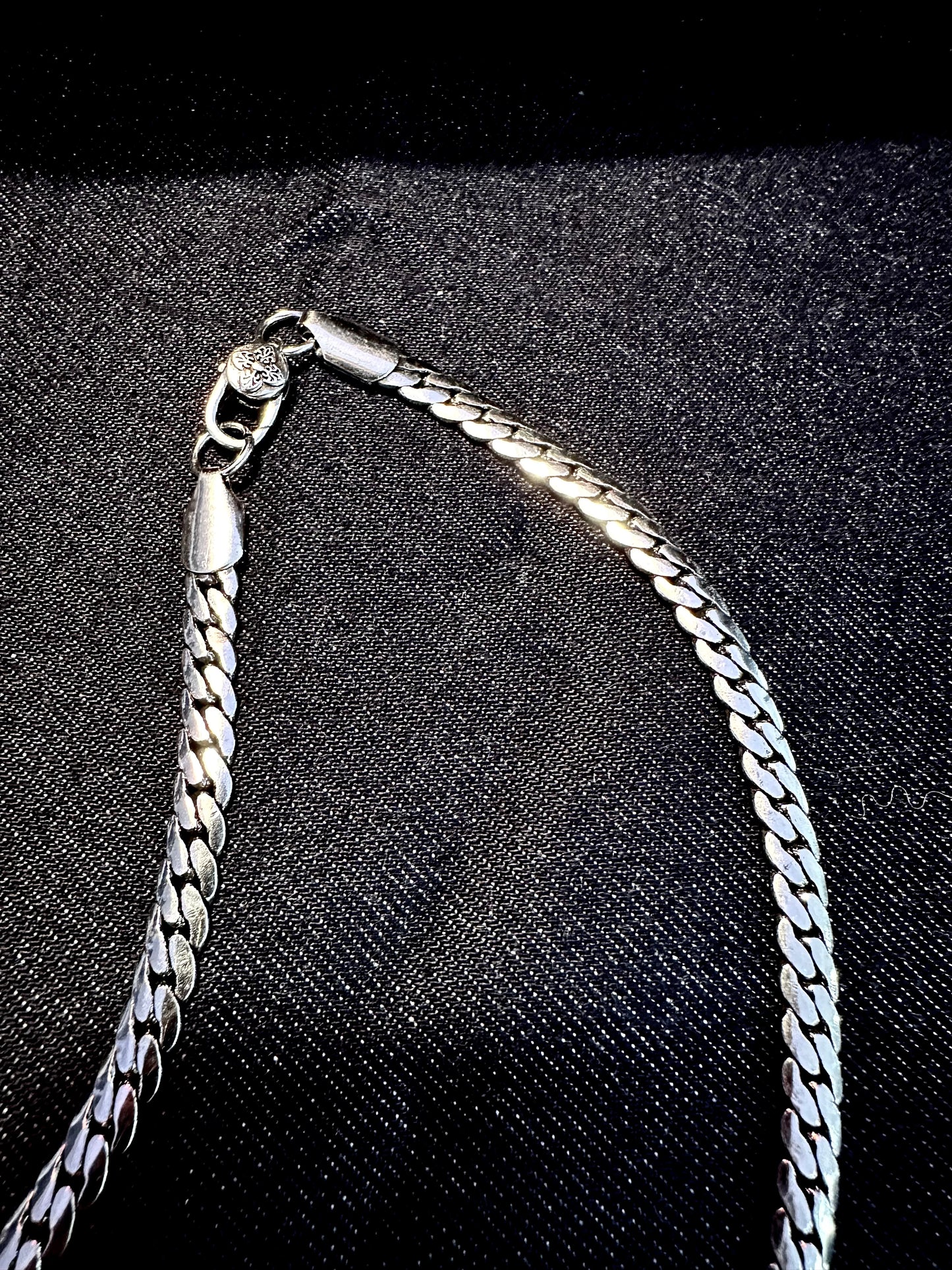 925 BRAID LONG NECKLACE