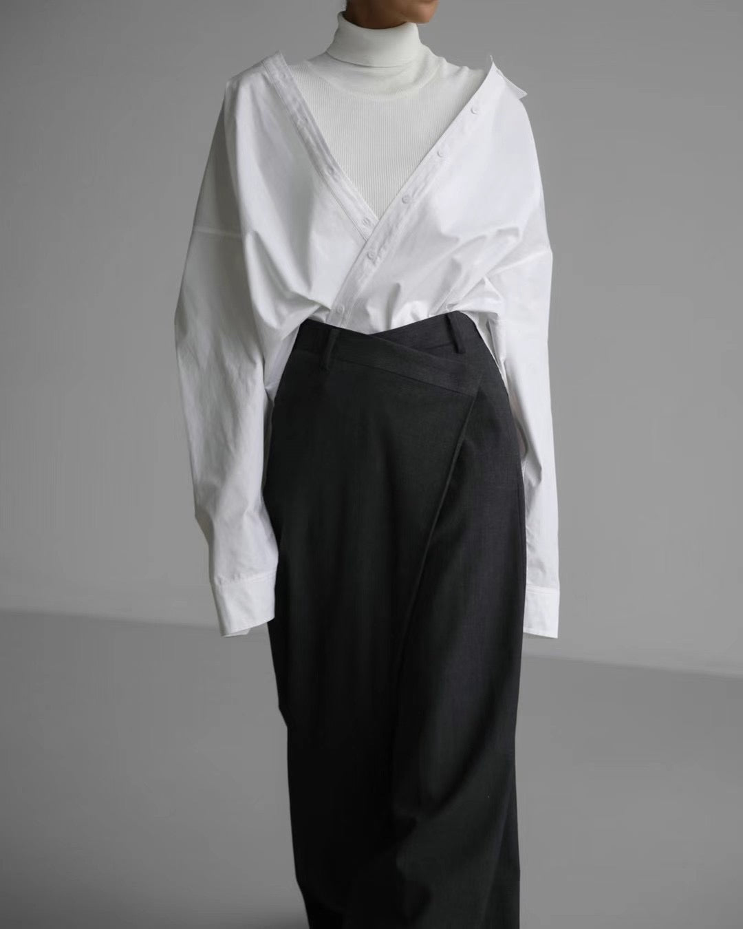 CROSS WRAP TROUSERS