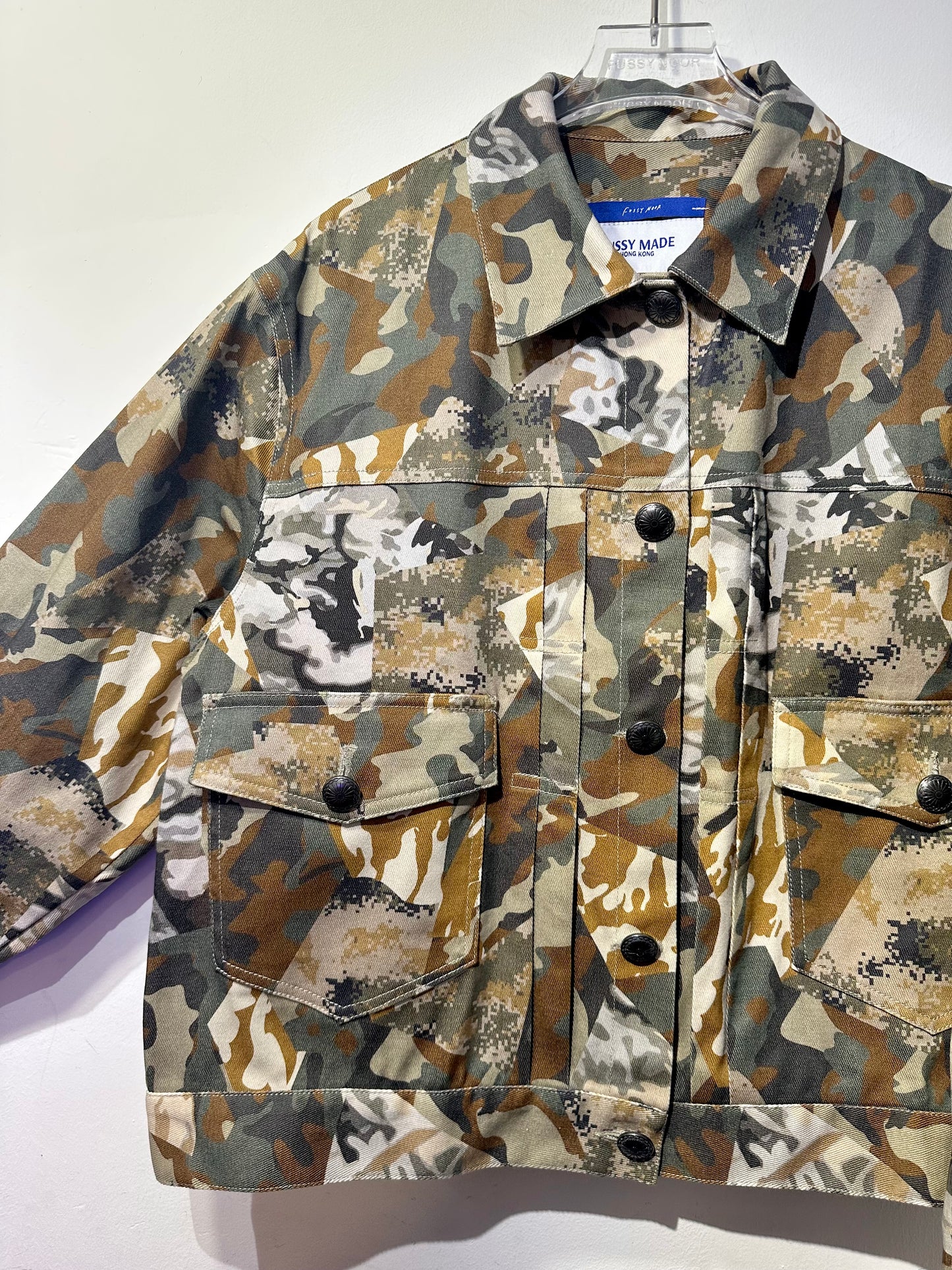 • FUSSY MADE • CAMO PATCHED JACKET