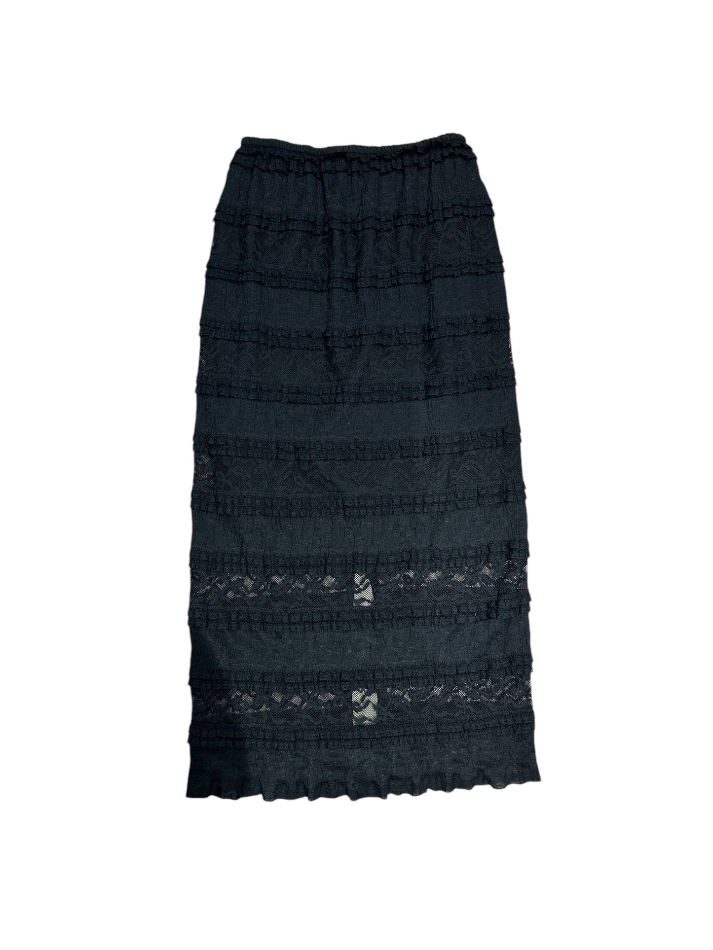*0* LACE TIERED SKIRT