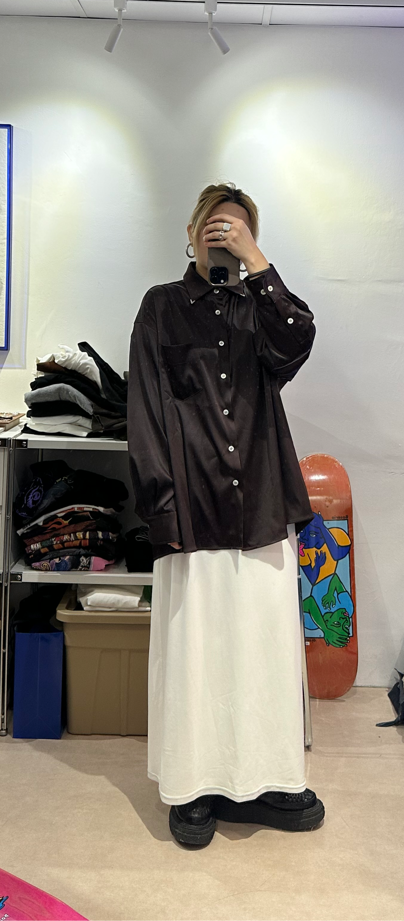 • FUSSY MADE • MESH LAYERING SKIRT
