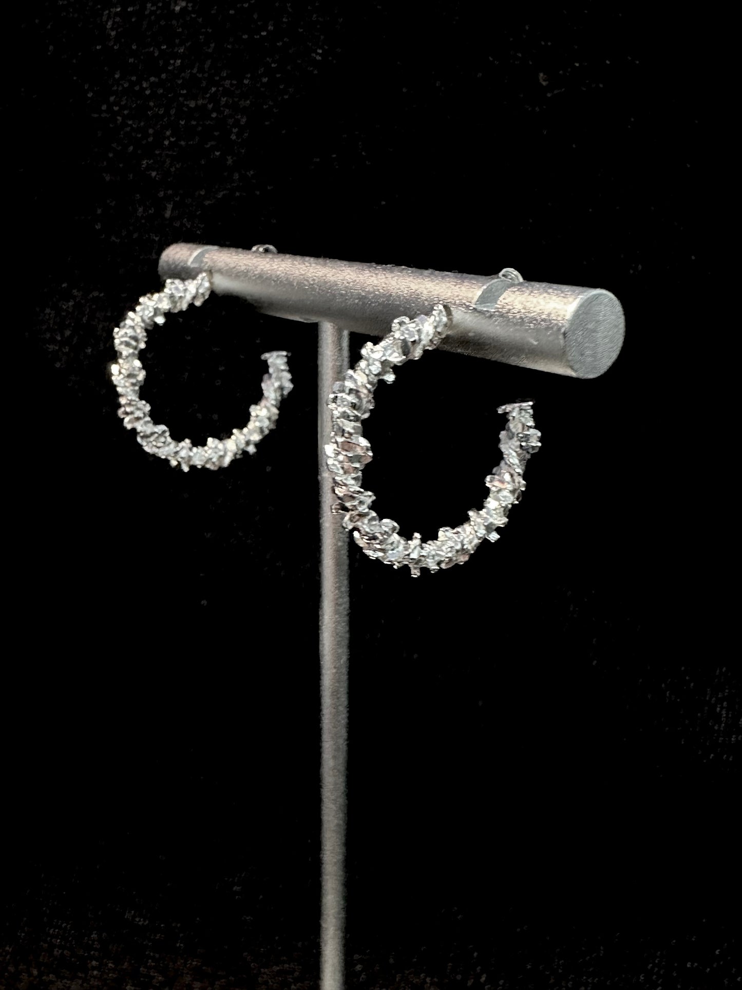 925 CHURROS LOOP EARRINGS