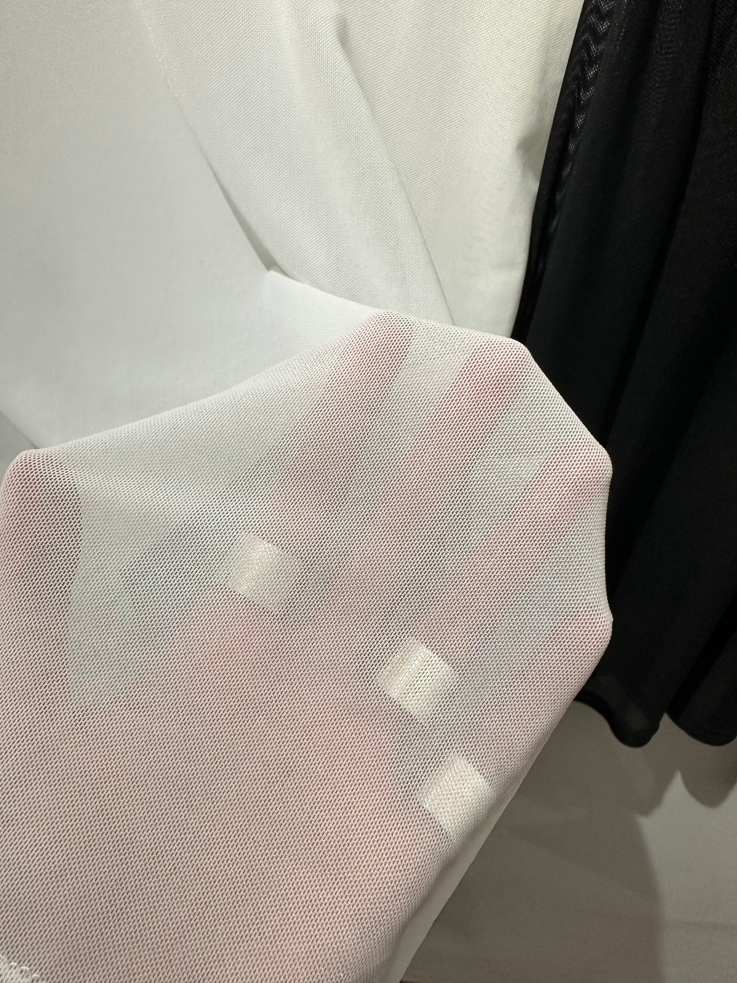 • FUSSY MADE • SHEER MESH TOP