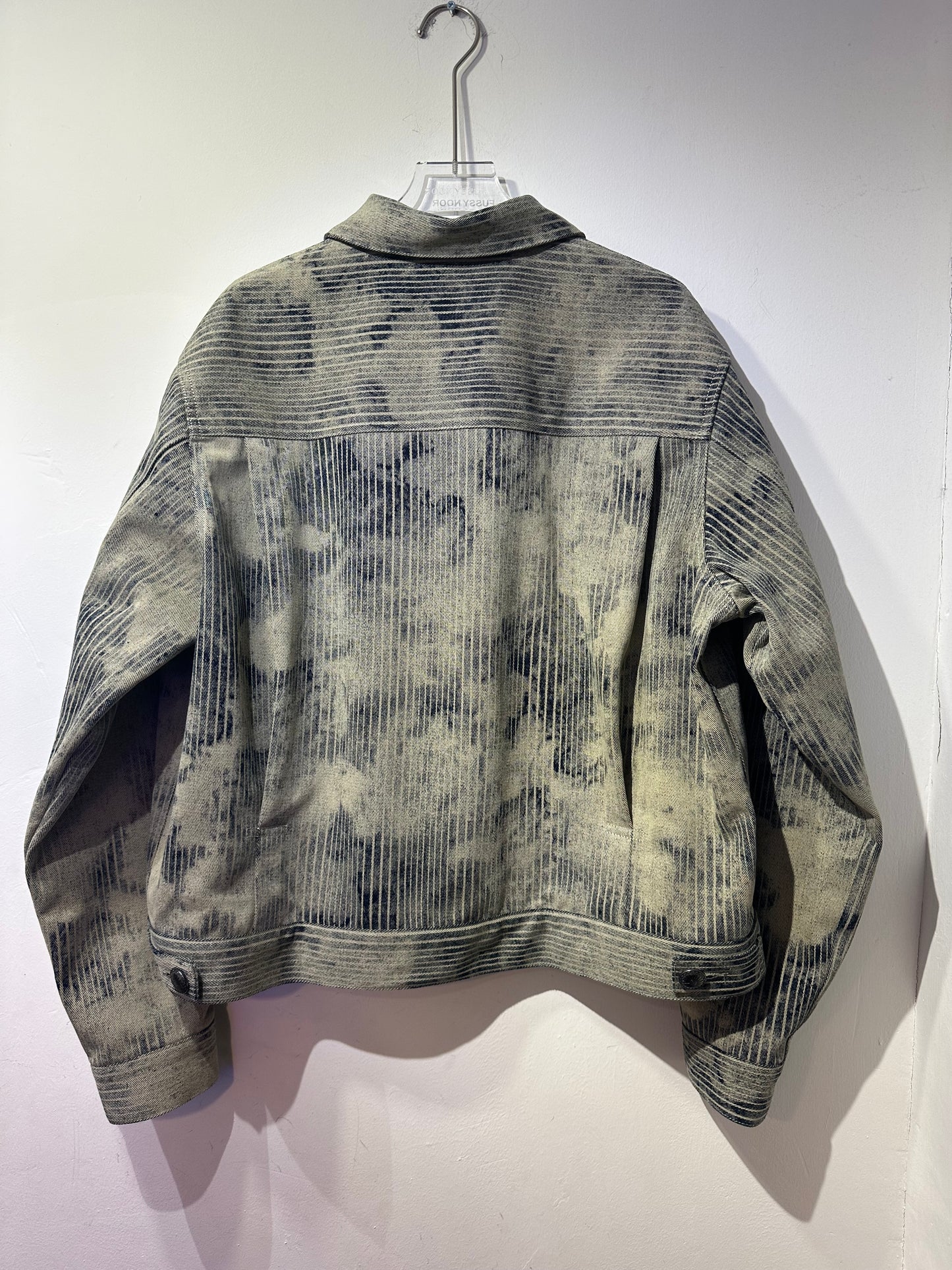 • FUSSY MADE • VINTAGE BLEACH WASHED DENIM JACKET