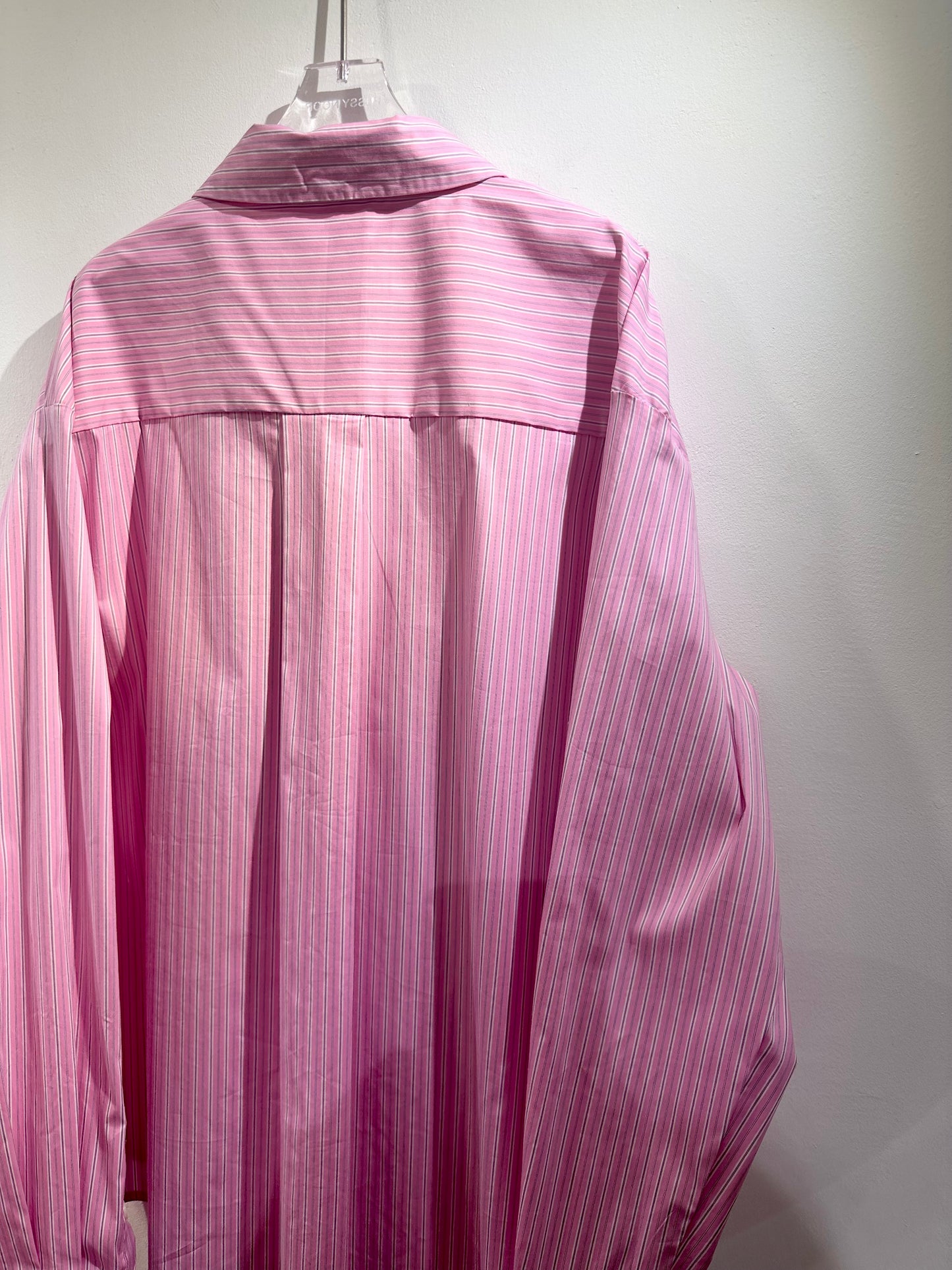 • FUSSY MADE • BLUSH PINK STRIPE SHIRT