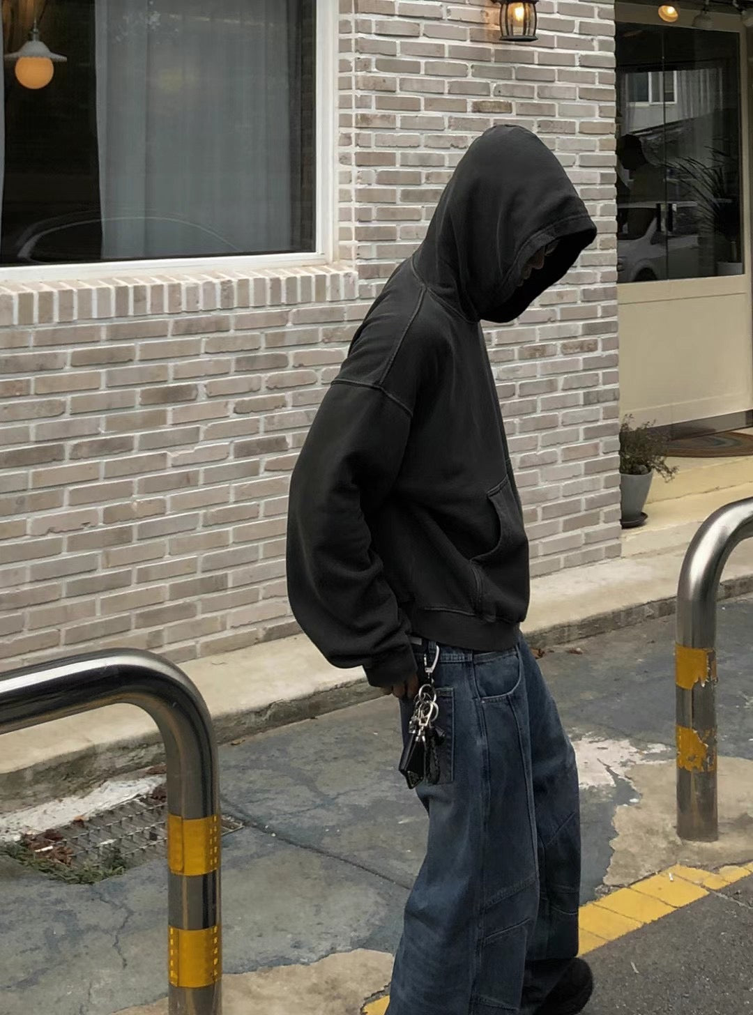 WASHED EDGE HOODIE (62CM)