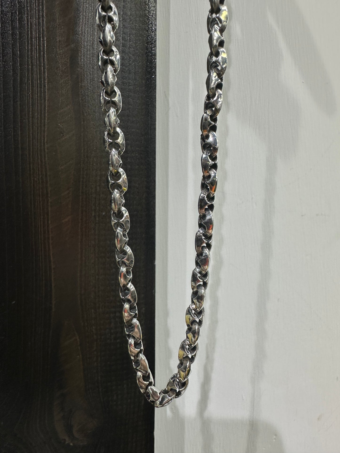 HANDMADE 925 DOUBLE HOLE CHAIN NECKLACE