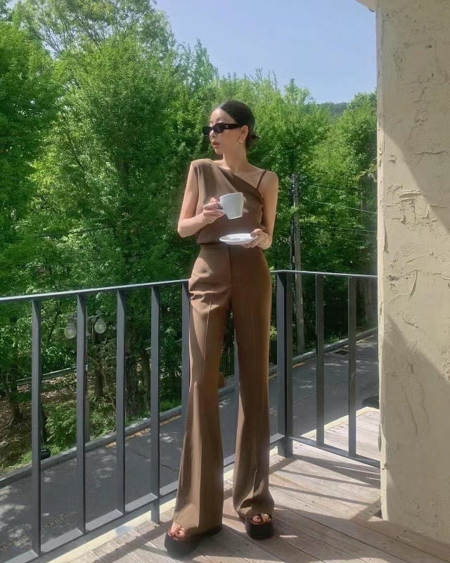SLIM BOOT CUT PANTS